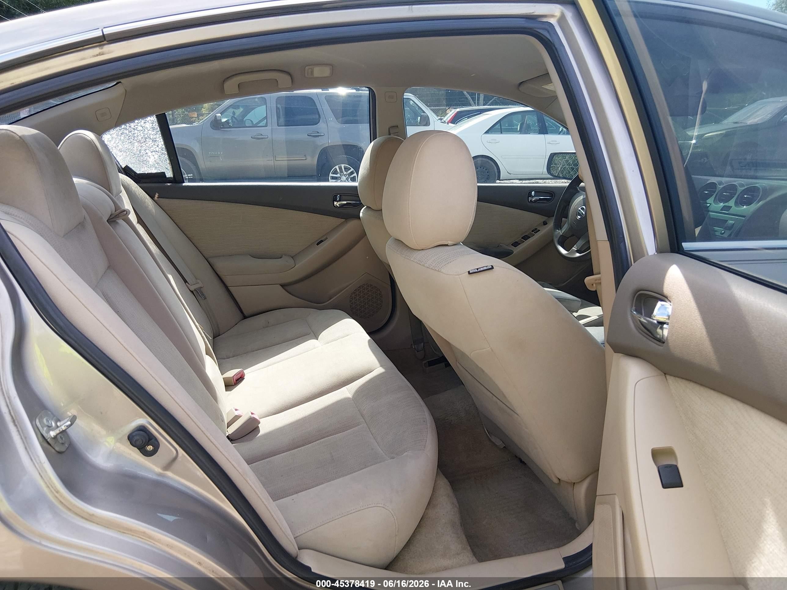 2012 Nissan Altima 2.5 S Tan vin: 1N4AL2AP3CC109922