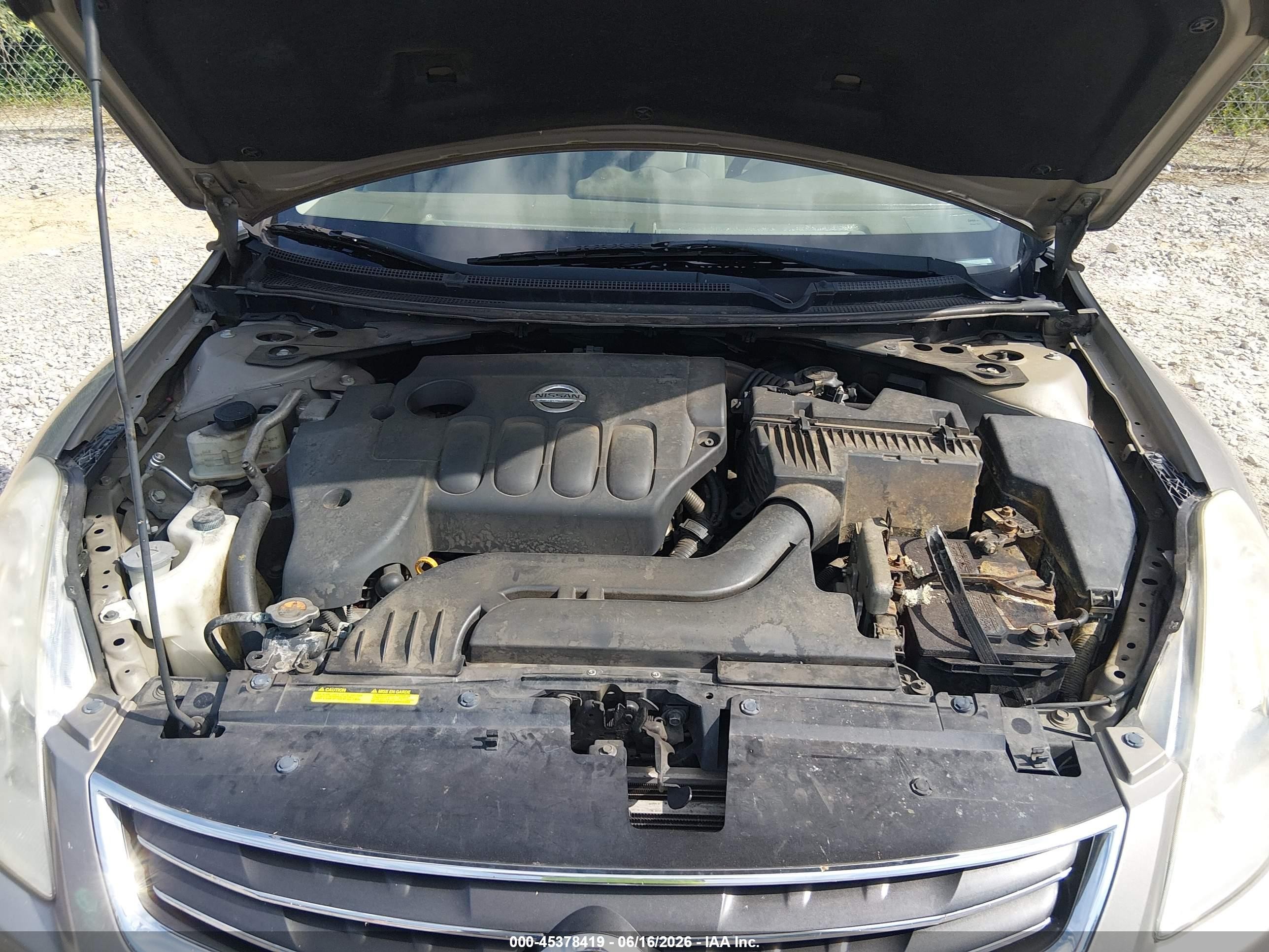 2012 Nissan Altima 2.5 S Tan vin: 1N4AL2AP3CC109922