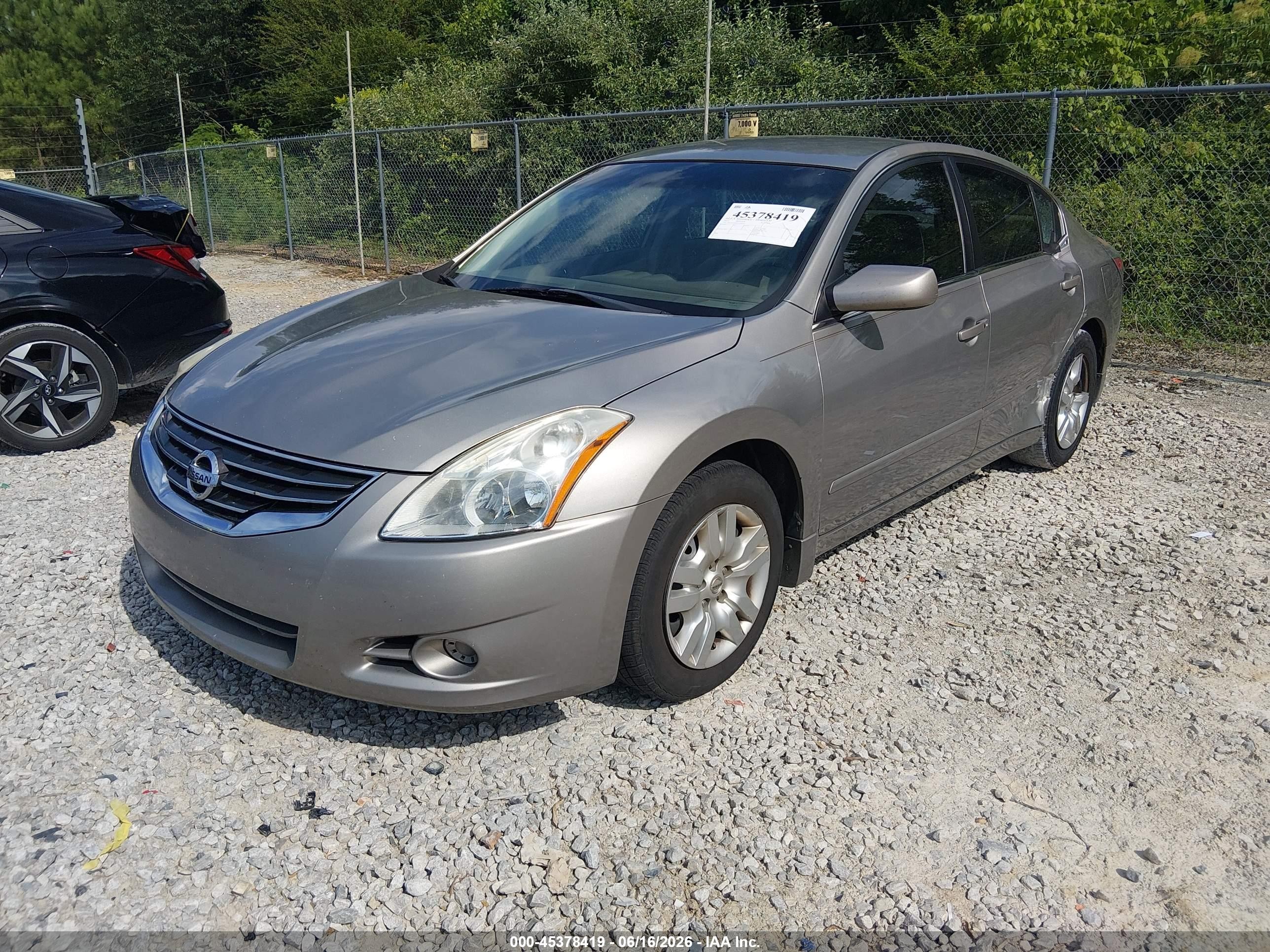 2012 Nissan Altima 2.5 S Tan vin: 1N4AL2AP3CC109922