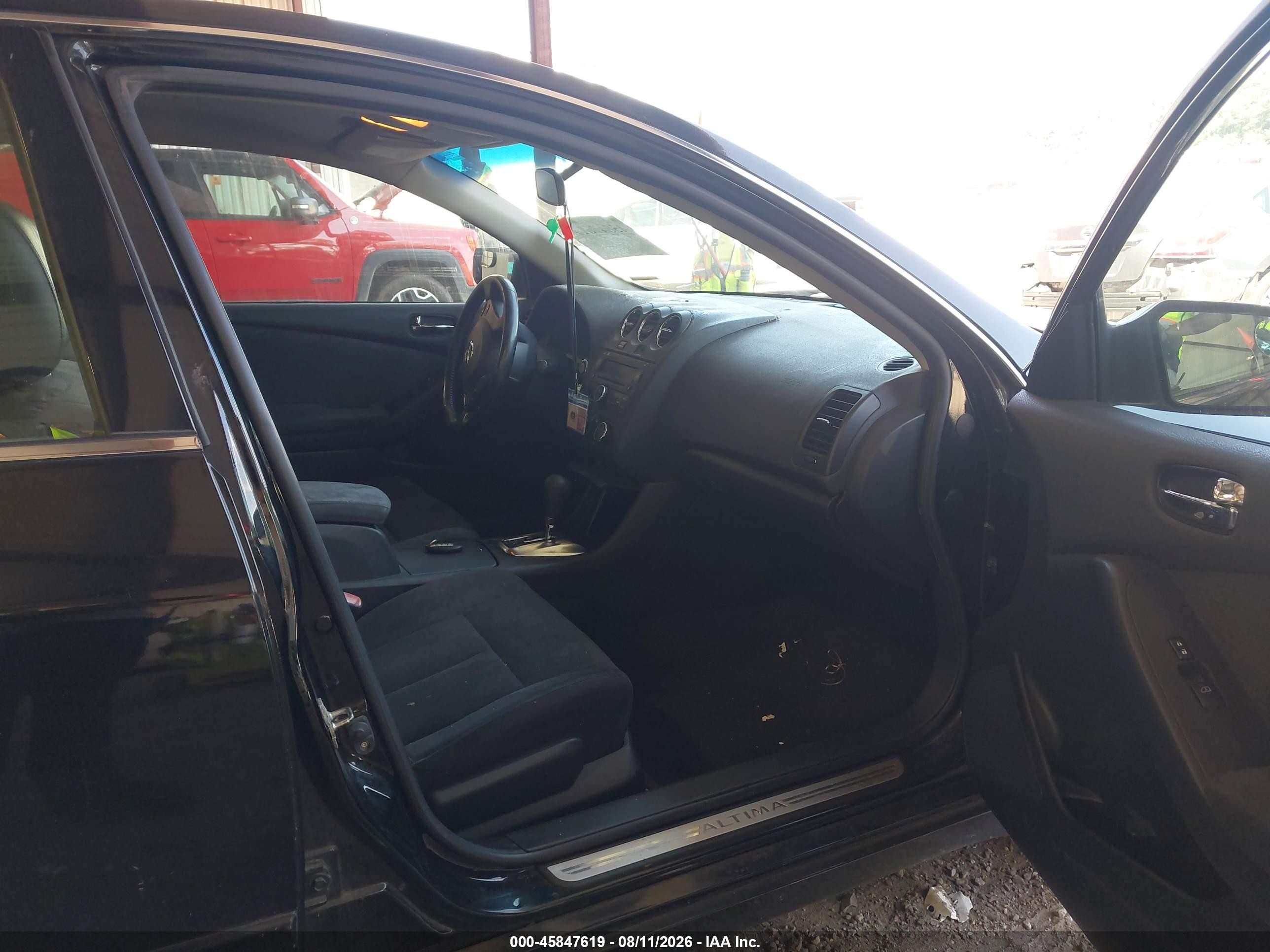 2012 Nissan Altima 2.5 S Black vin: 1N4AL2AP3CC117700
