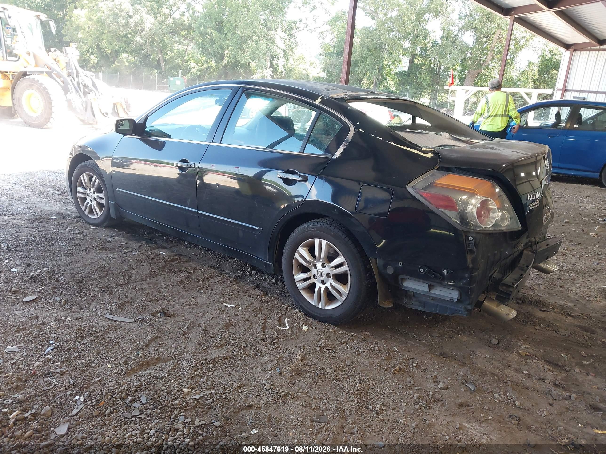 2012 Nissan Altima 2.5 S Black vin: 1N4AL2AP3CC117700