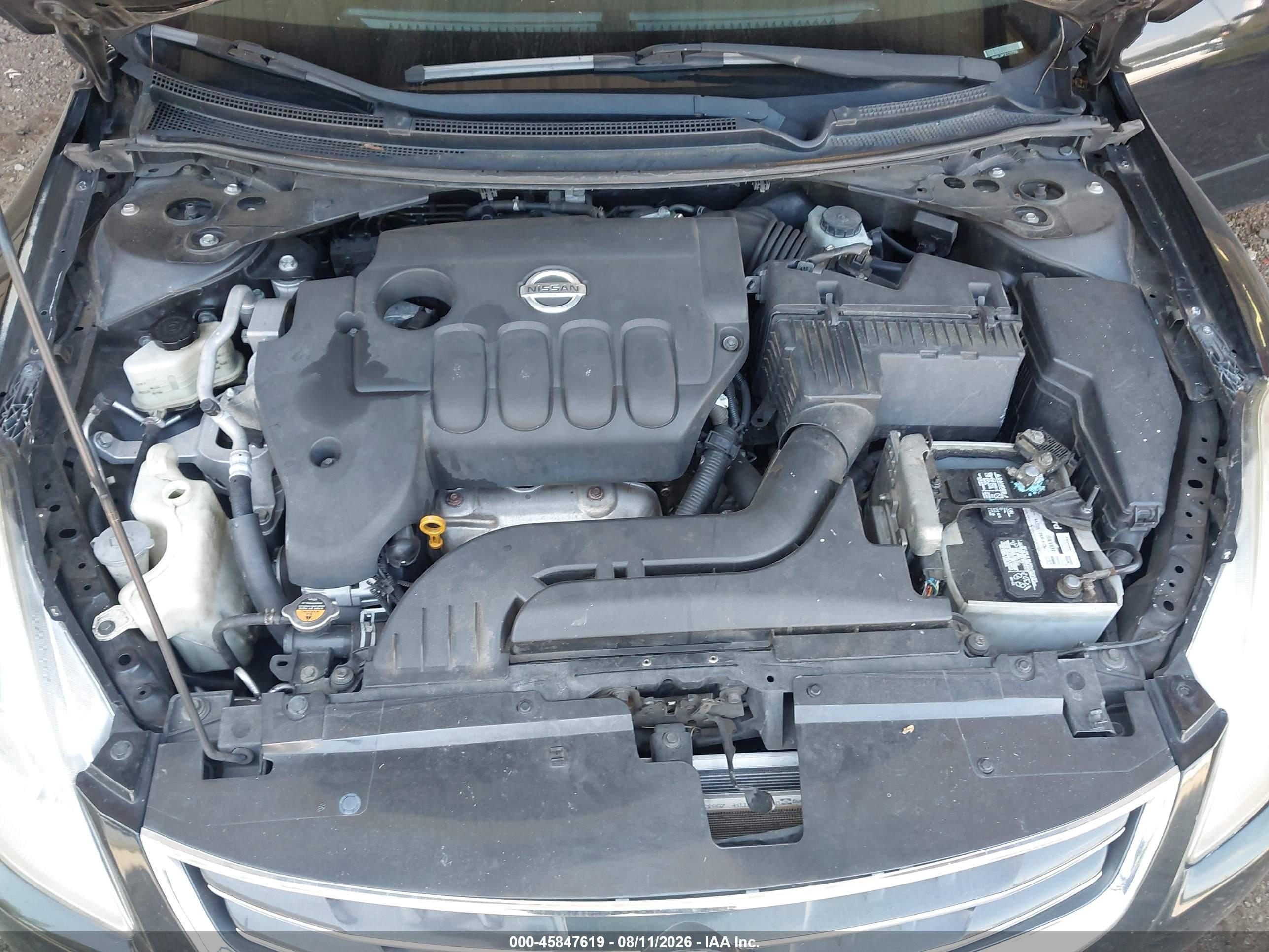2012 Nissan Altima 2.5 S Black vin: 1N4AL2AP3CC117700
