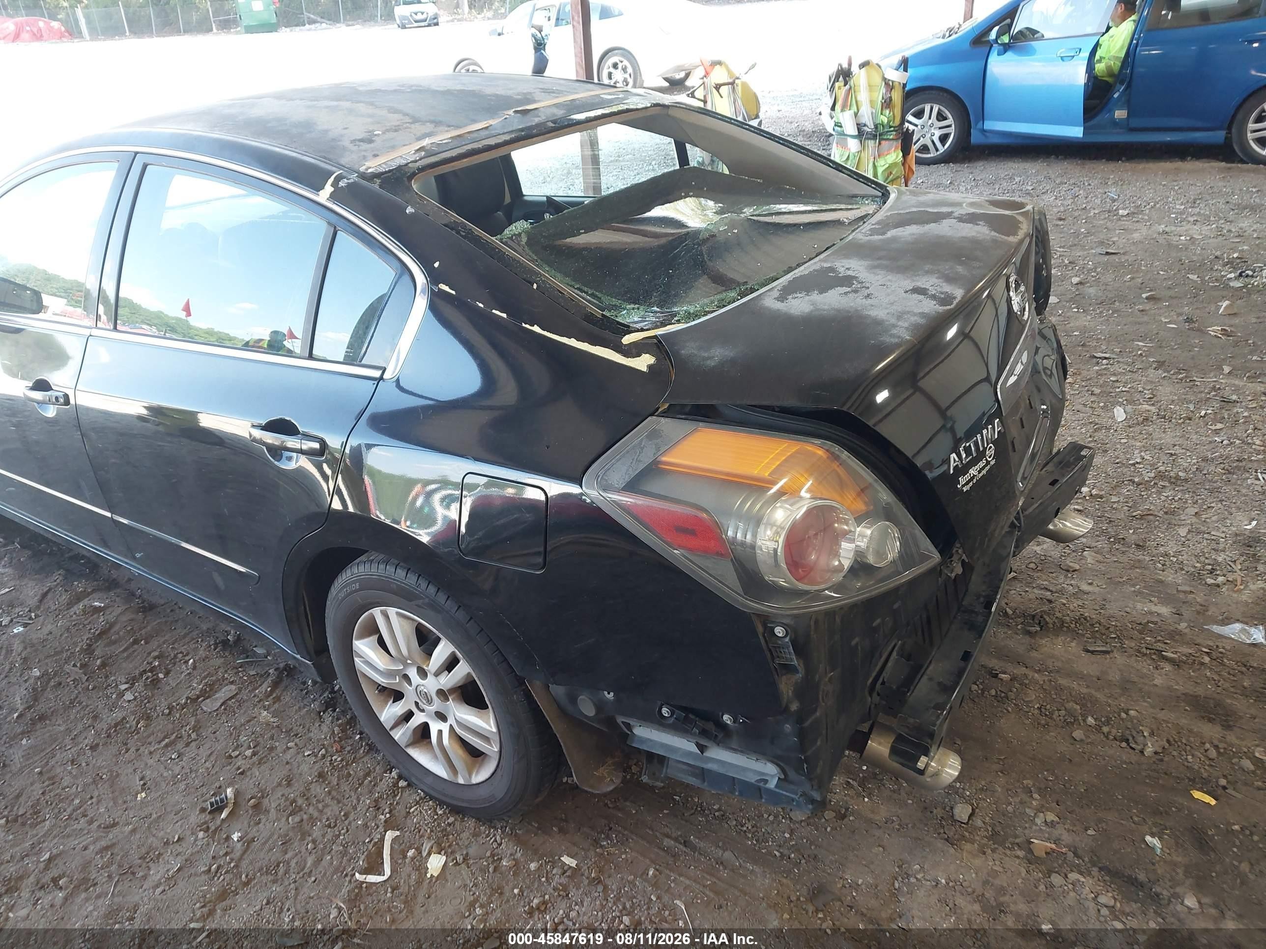 2012 Nissan Altima 2.5 S Black vin: 1N4AL2AP3CC117700
