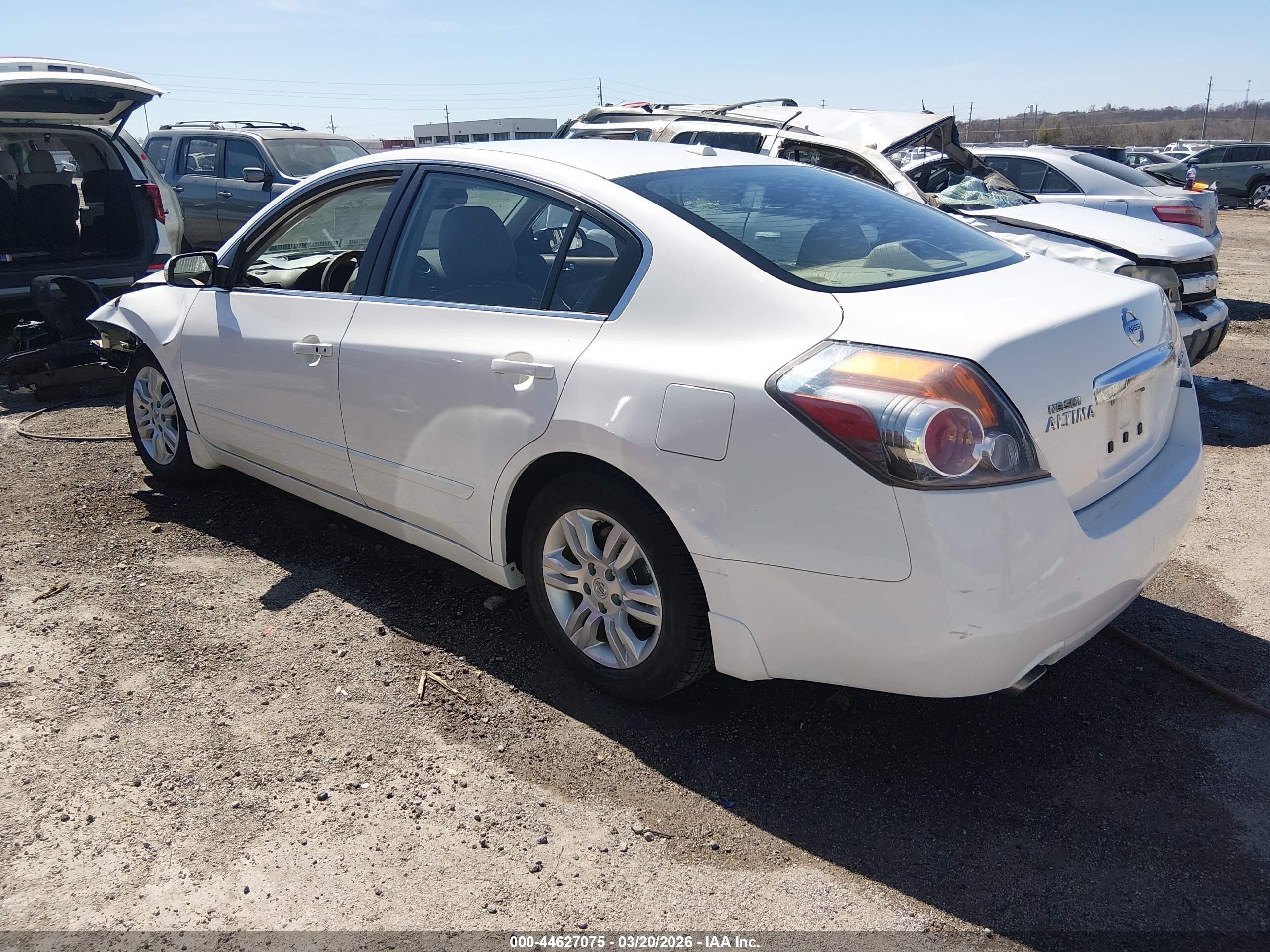2012 Nissan Altima 2.5 S Белый vin: 1N4AL2AP3CC120452