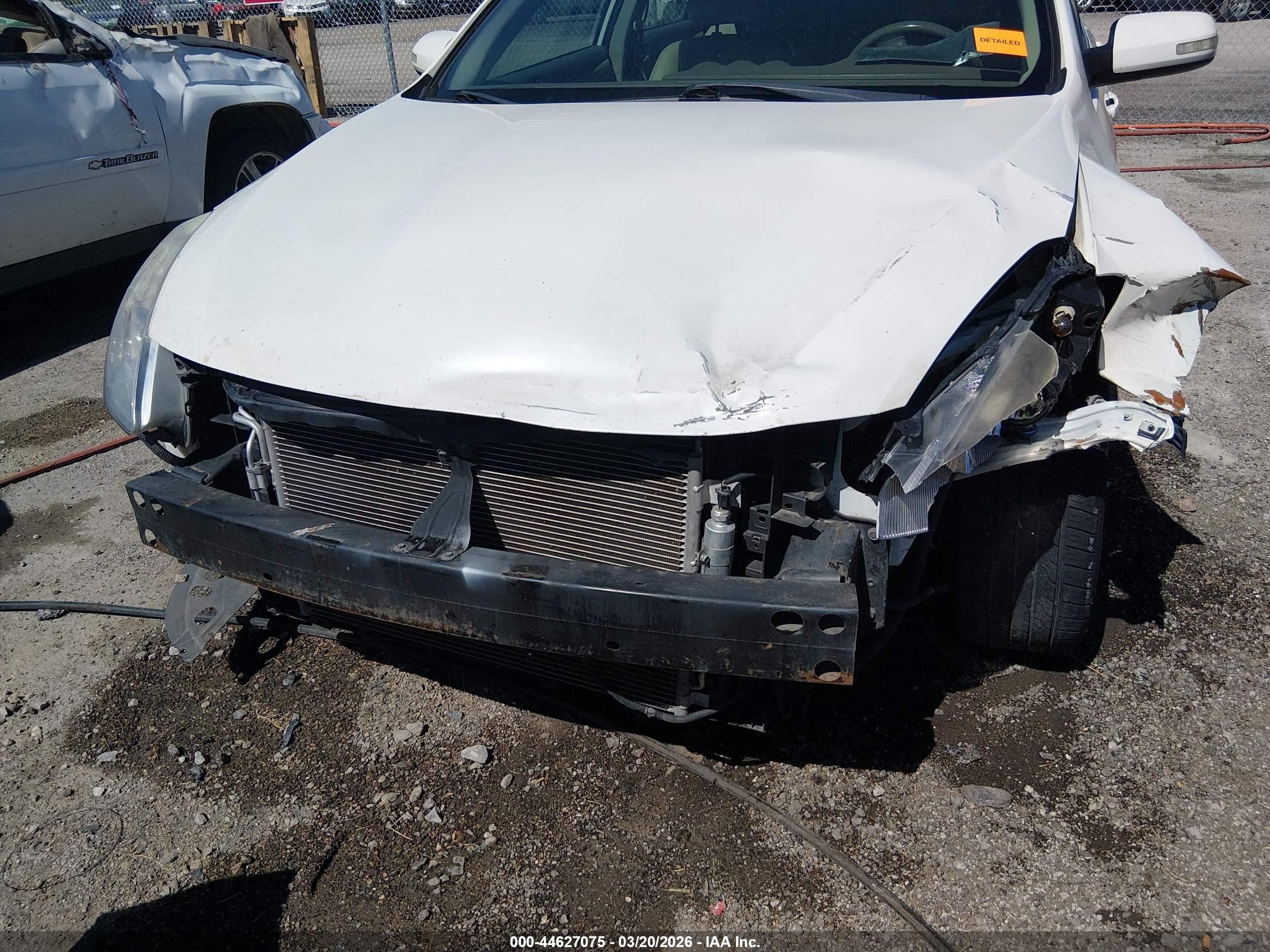 2012 Nissan Altima 2.5 S Белый vin: 1N4AL2AP3CC120452