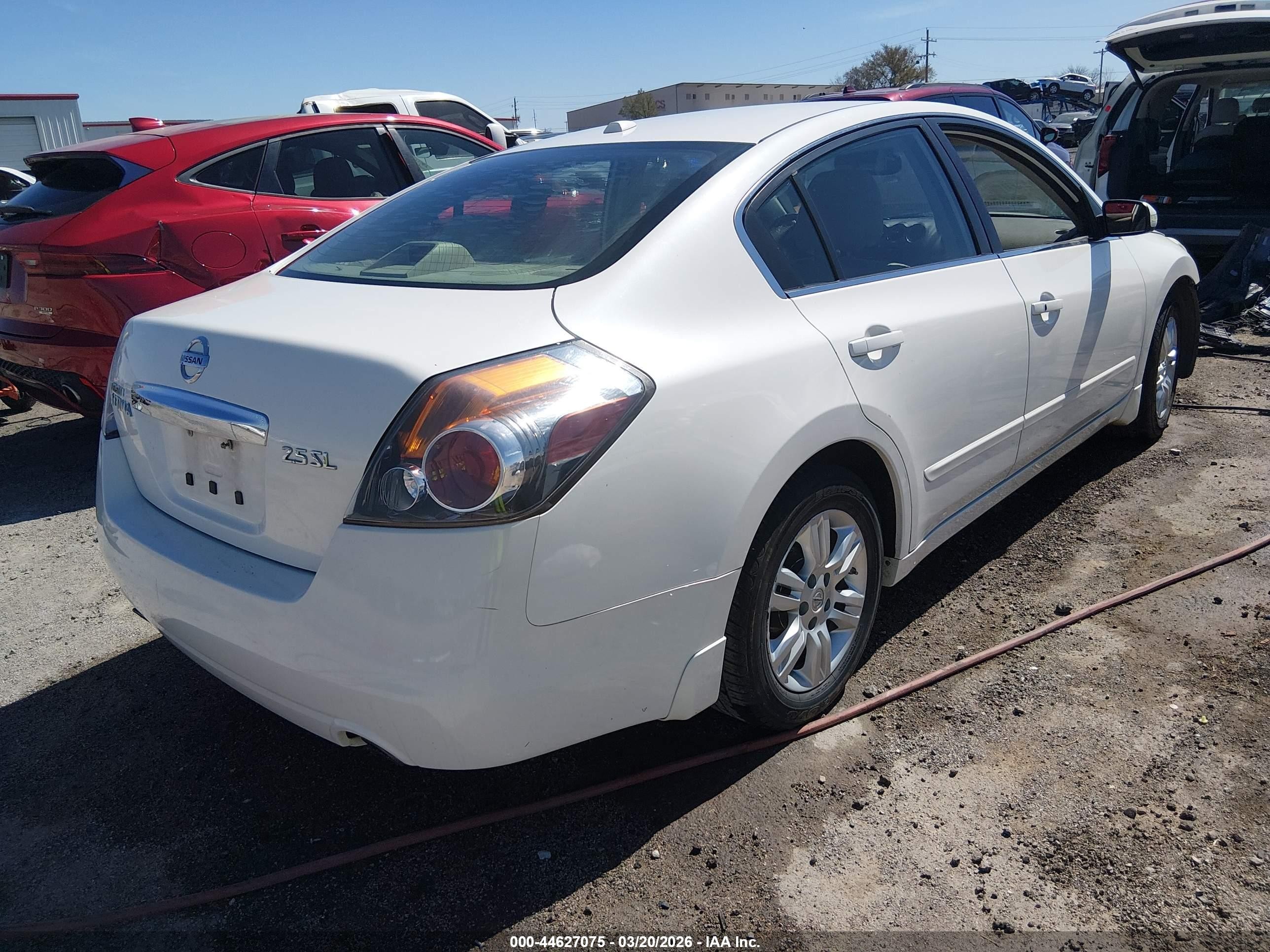 2012 Nissan Altima 2.5 S Белый vin: 1N4AL2AP3CC120452