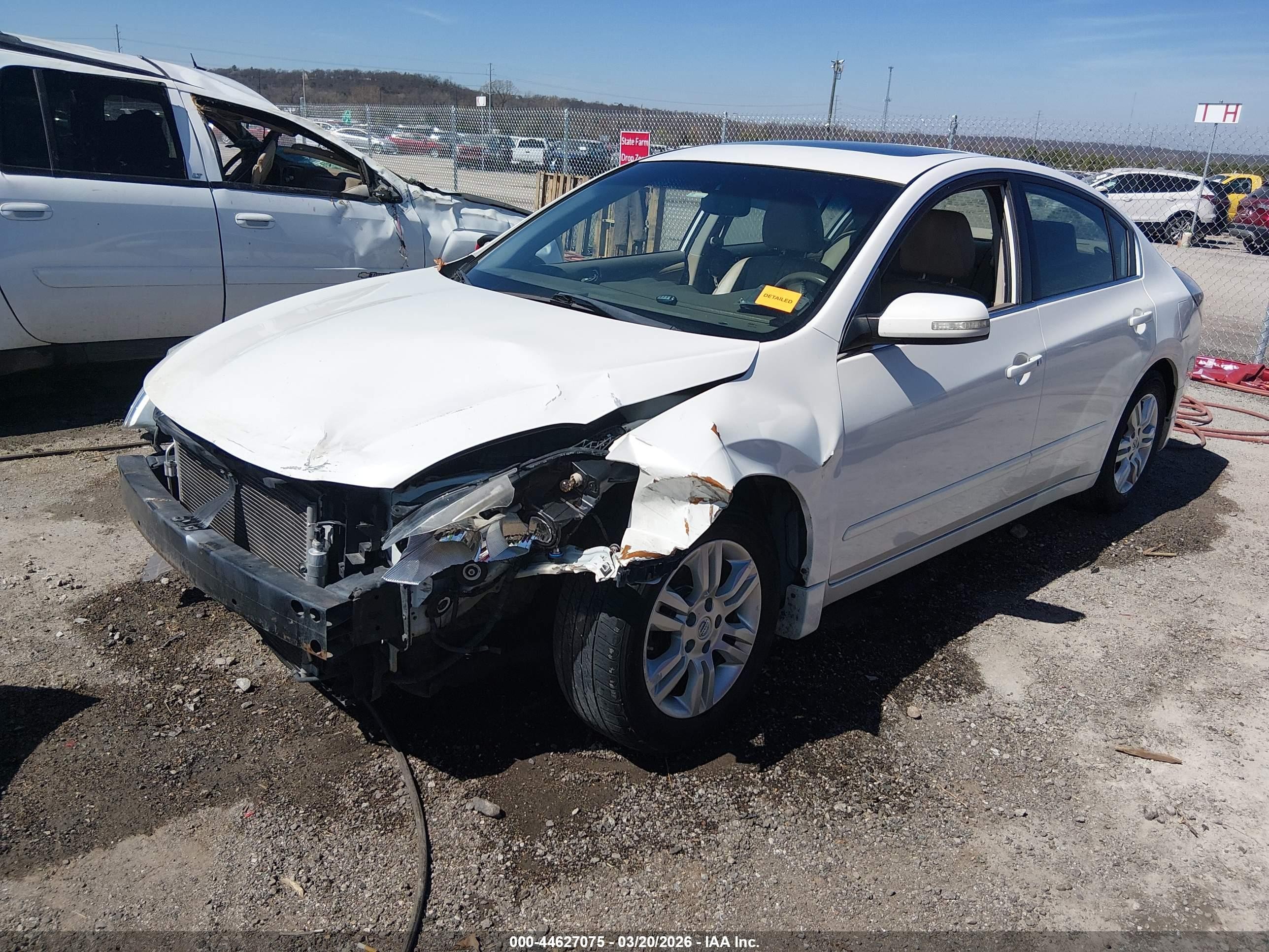 2012 Nissan Altima 2.5 S Белый vin: 1N4AL2AP3CC120452