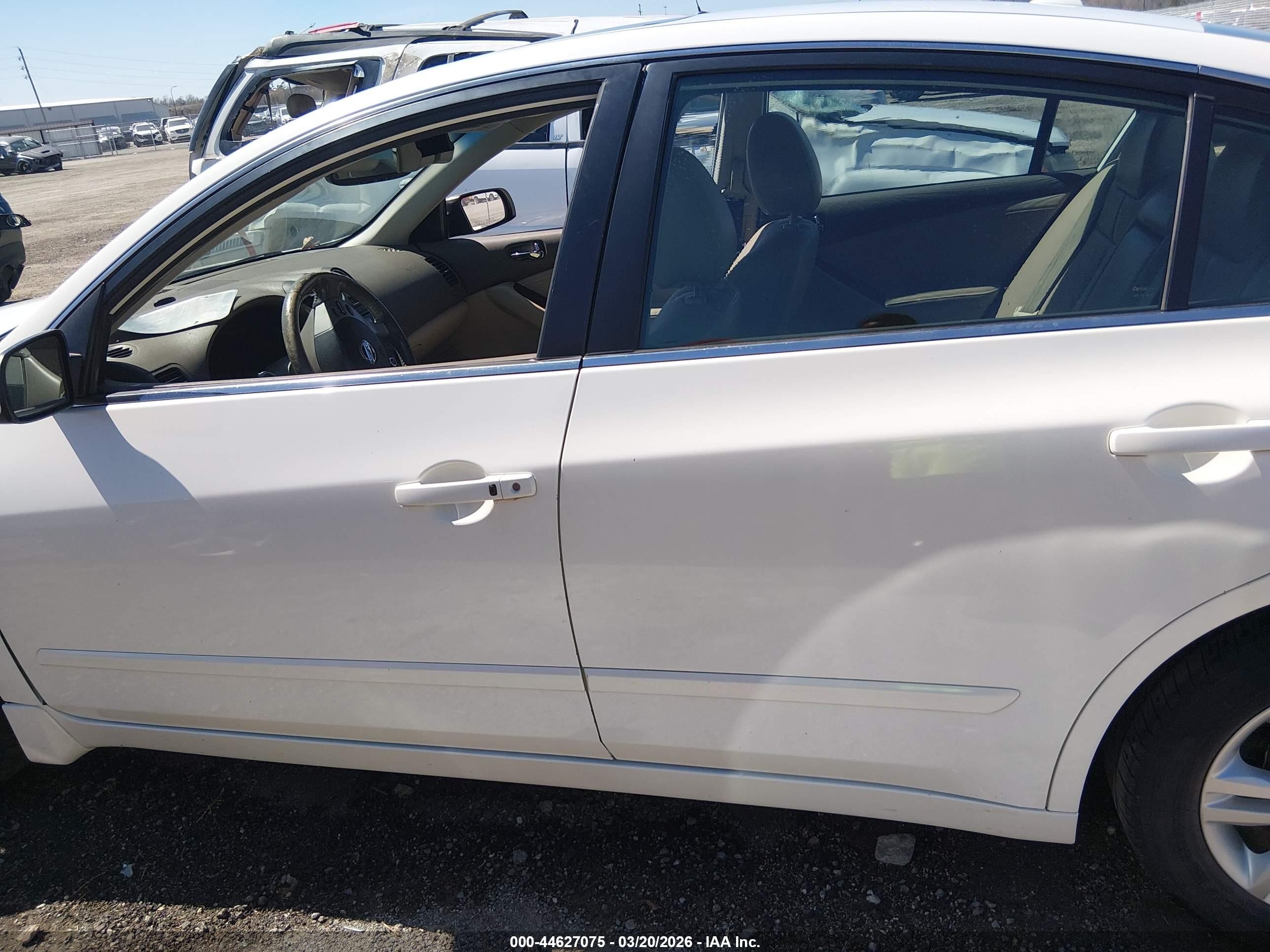 2012 Nissan Altima 2.5 S Белый vin: 1N4AL2AP3CC120452