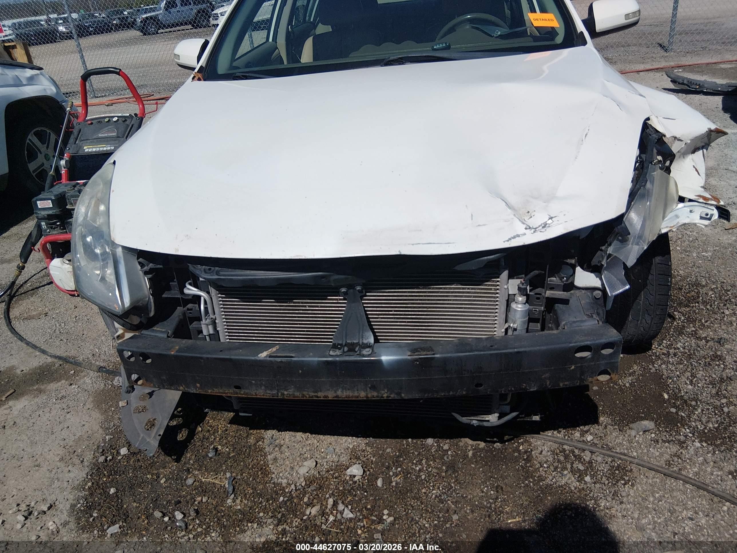 2012 Nissan Altima 2.5 S Белый vin: 1N4AL2AP3CC120452