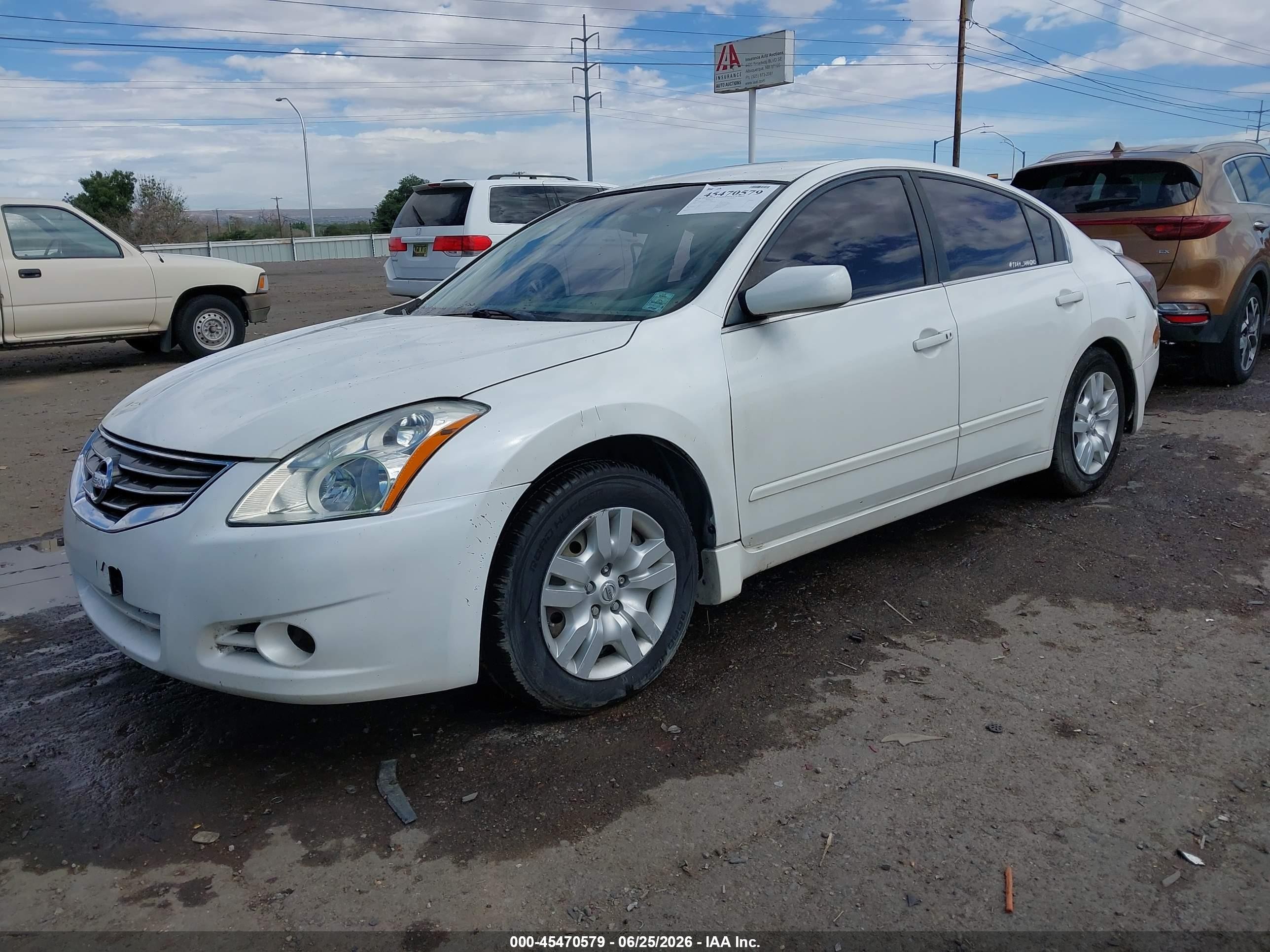 2012 Nissan Altima 2.5 S Белый vin: 1N4AL2AP3CC123481
