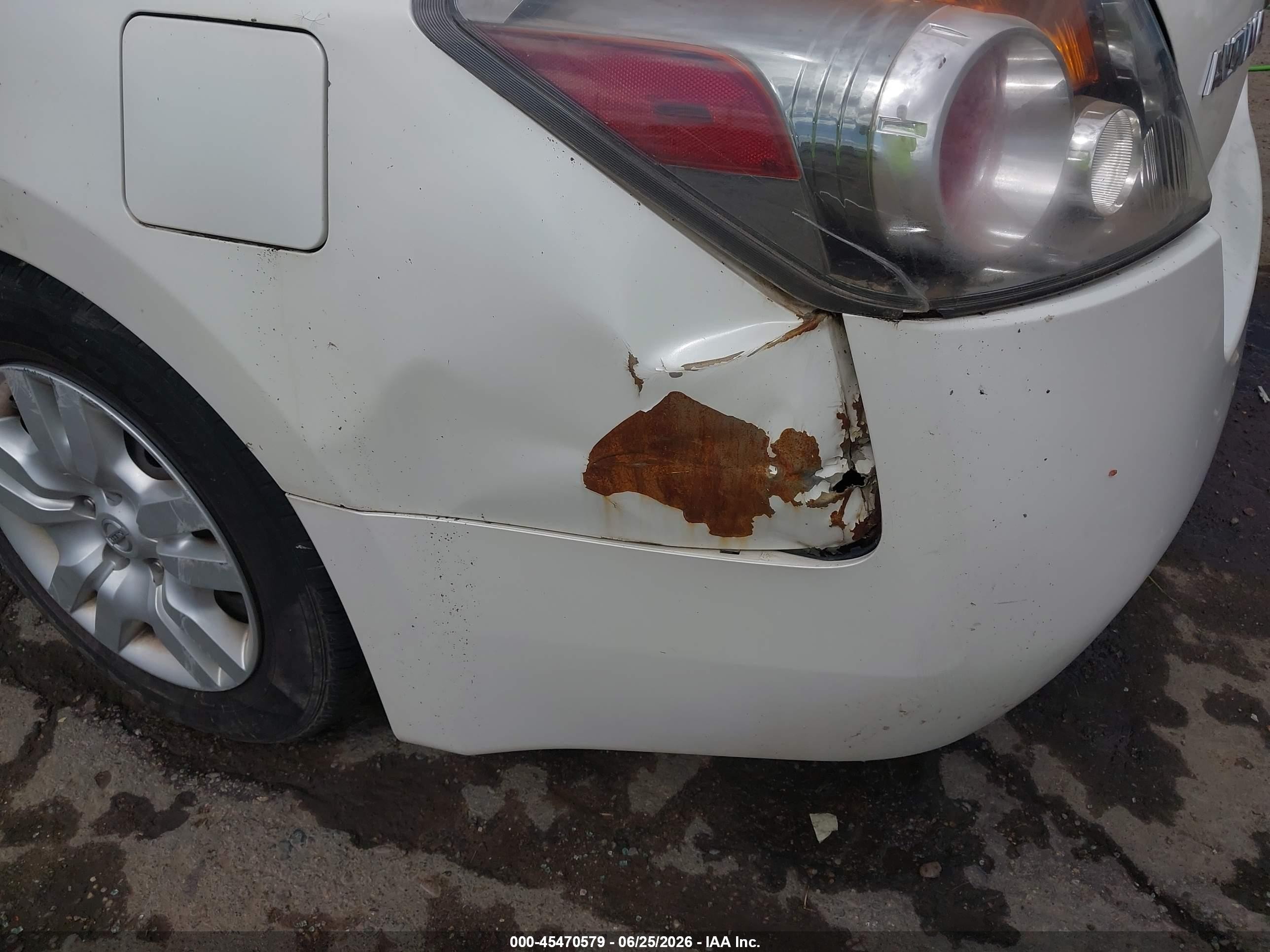 2012 Nissan Altima 2.5 S Белый vin: 1N4AL2AP3CC123481