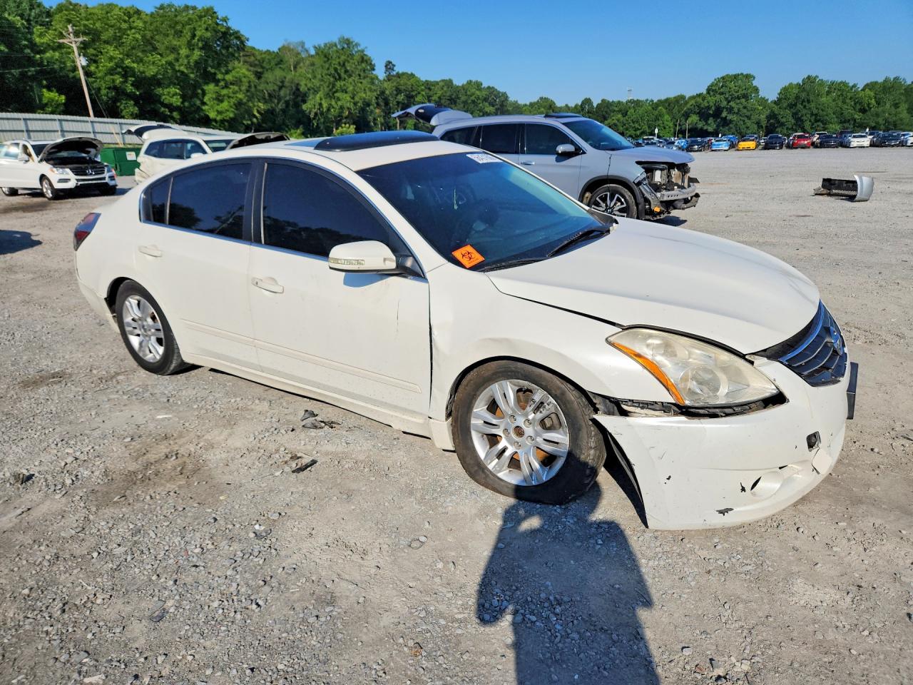 2012 Nissan Altima 2.5 Белый vin: 1N4AL2AP3CC140068