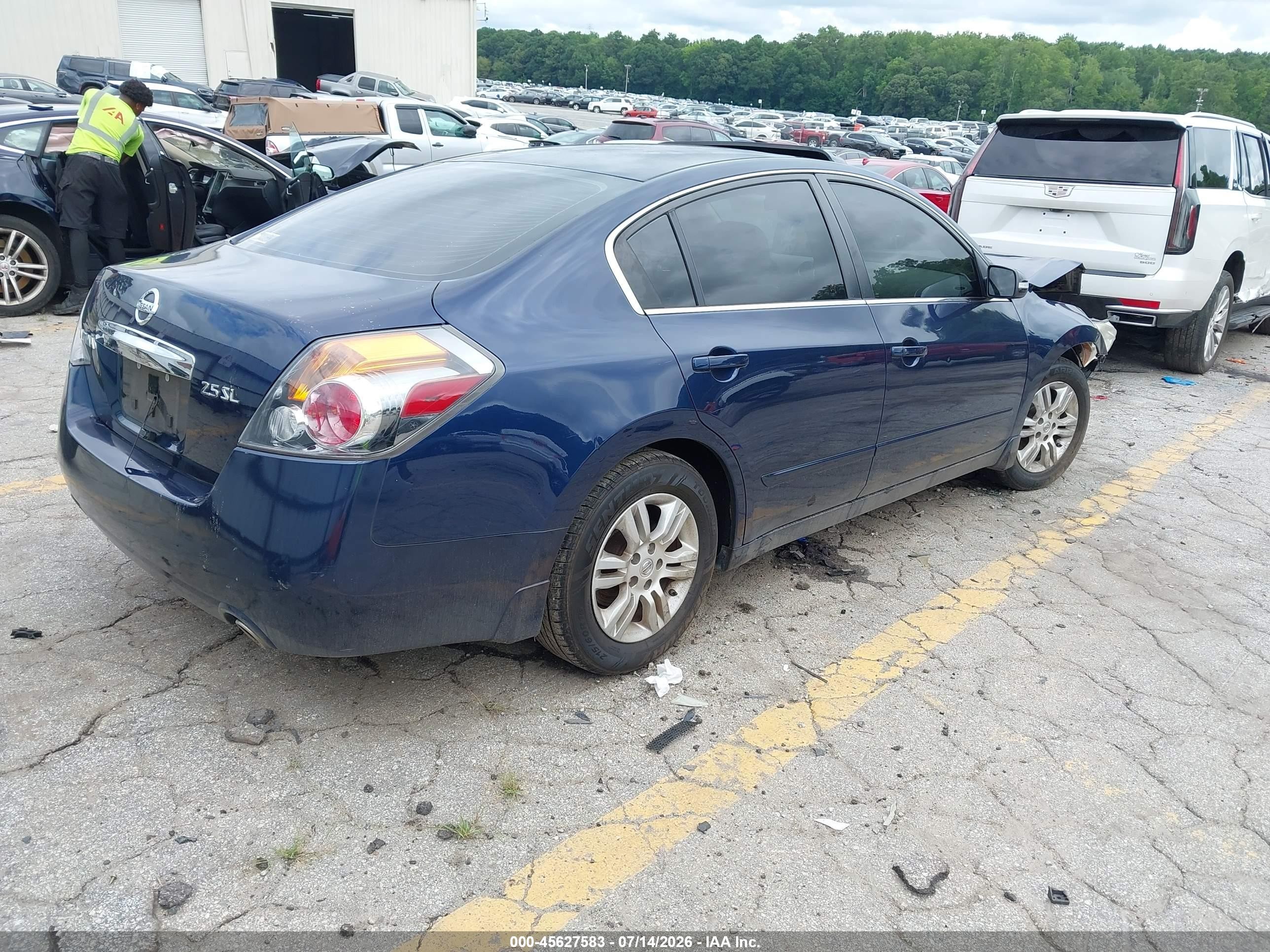 2012 Nissan Altima 2.5 S Blue vin: 1N4AL2AP3CC152978