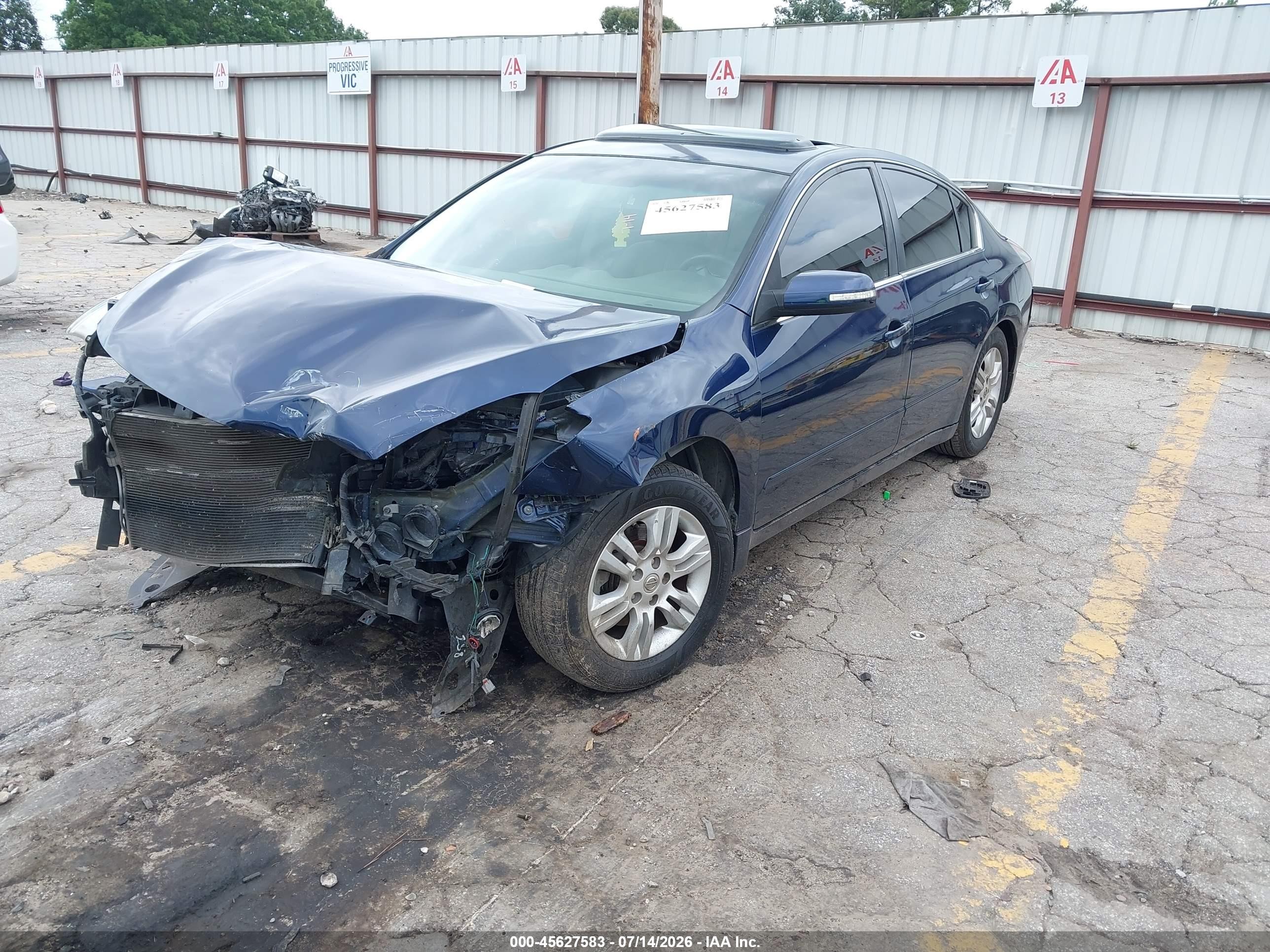 2012 Nissan Altima 2.5 S Blue vin: 1N4AL2AP3CC152978