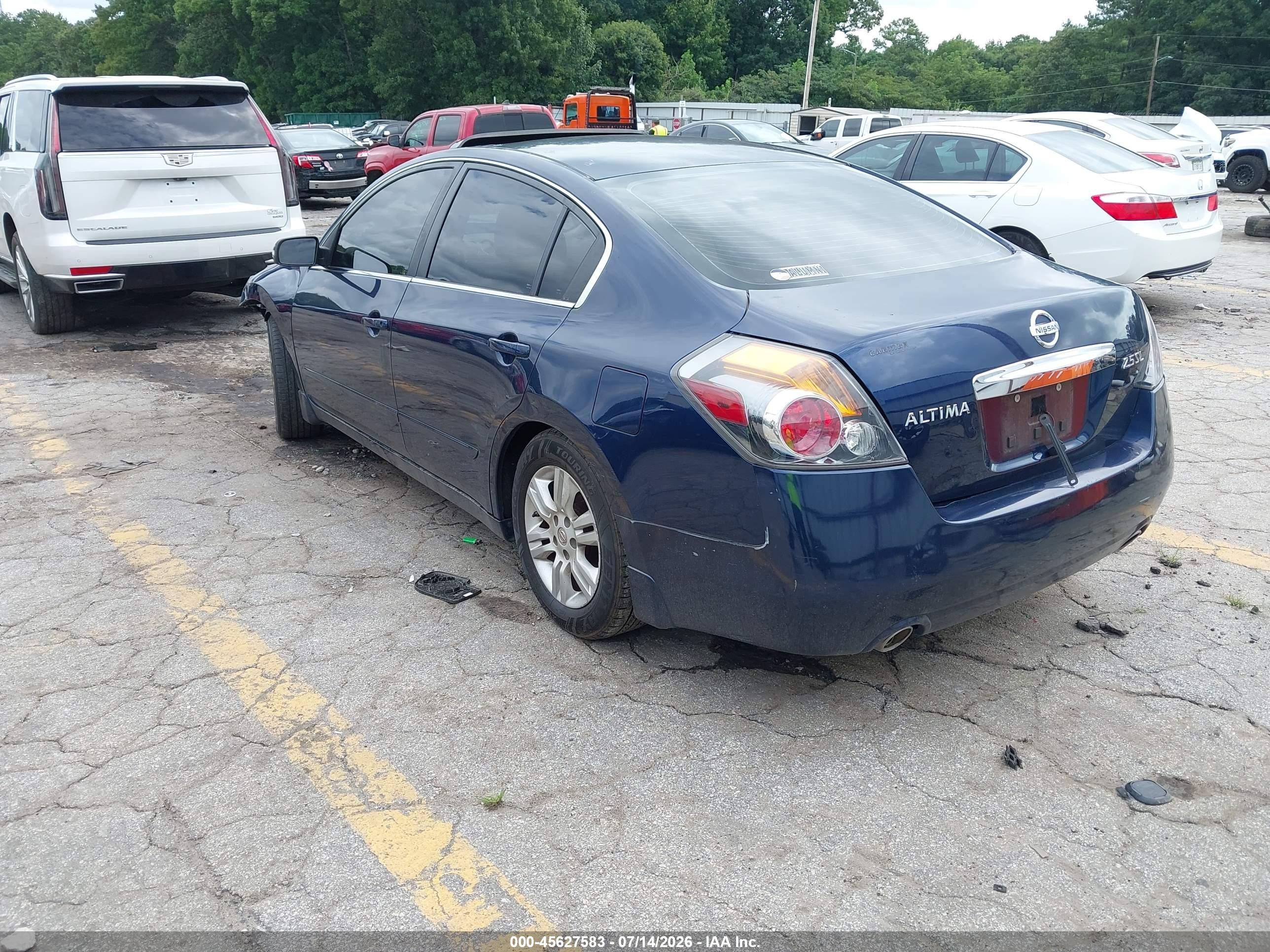 2012 Nissan Altima 2.5 S Blue vin: 1N4AL2AP3CC152978