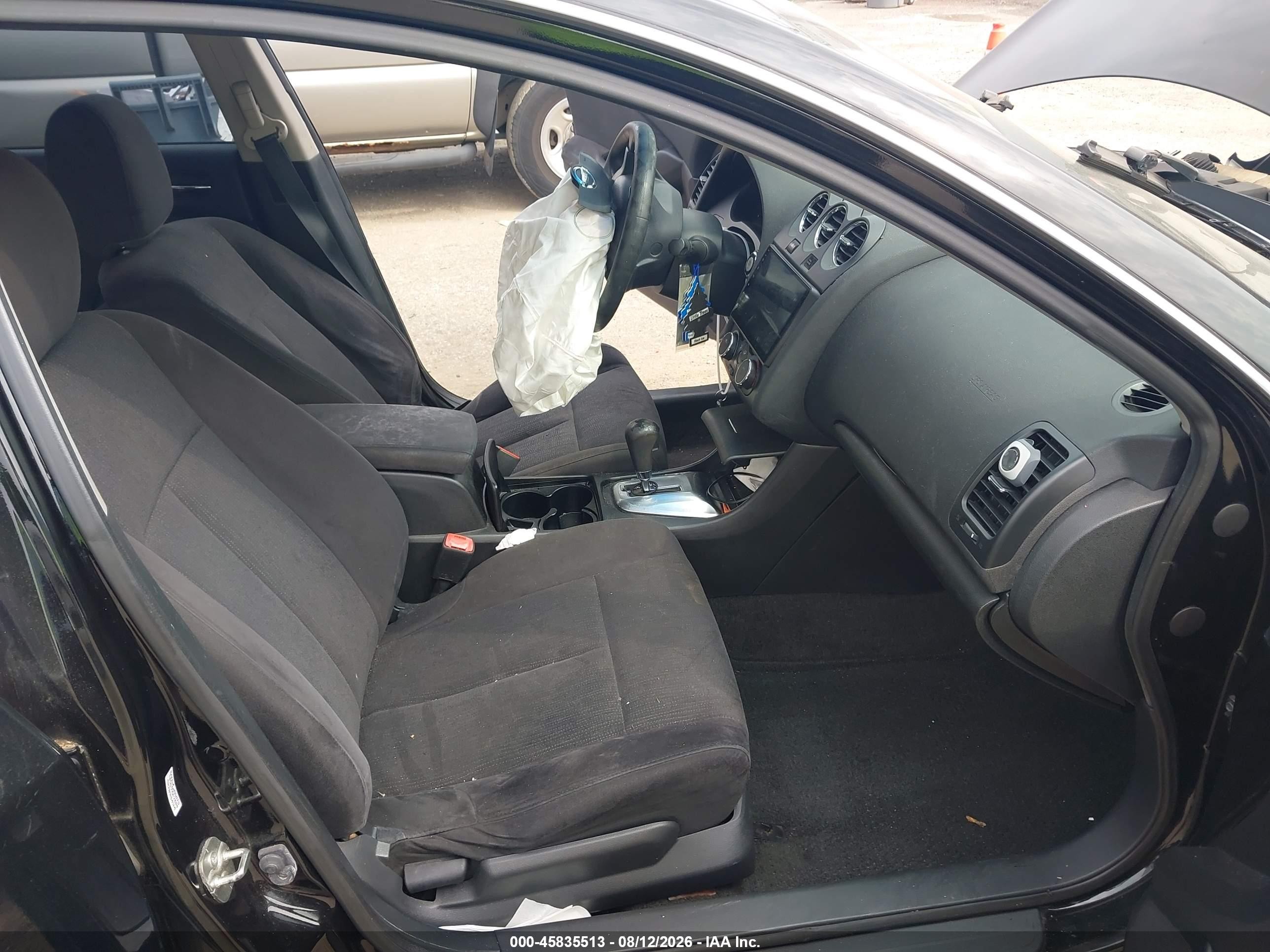 2012 Nissan Altima 2.5 S Black vin: 1N4AL2AP3CC179632