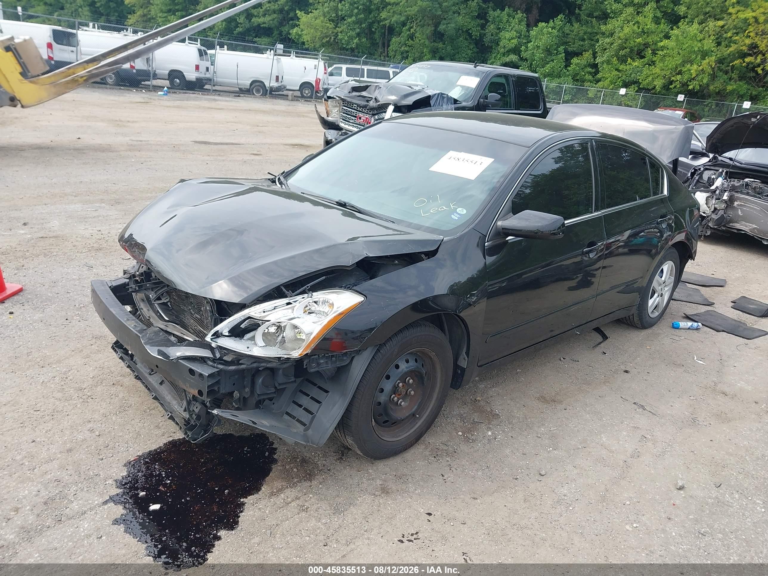 2012 Nissan Altima 2.5 S Black vin: 1N4AL2AP3CC179632