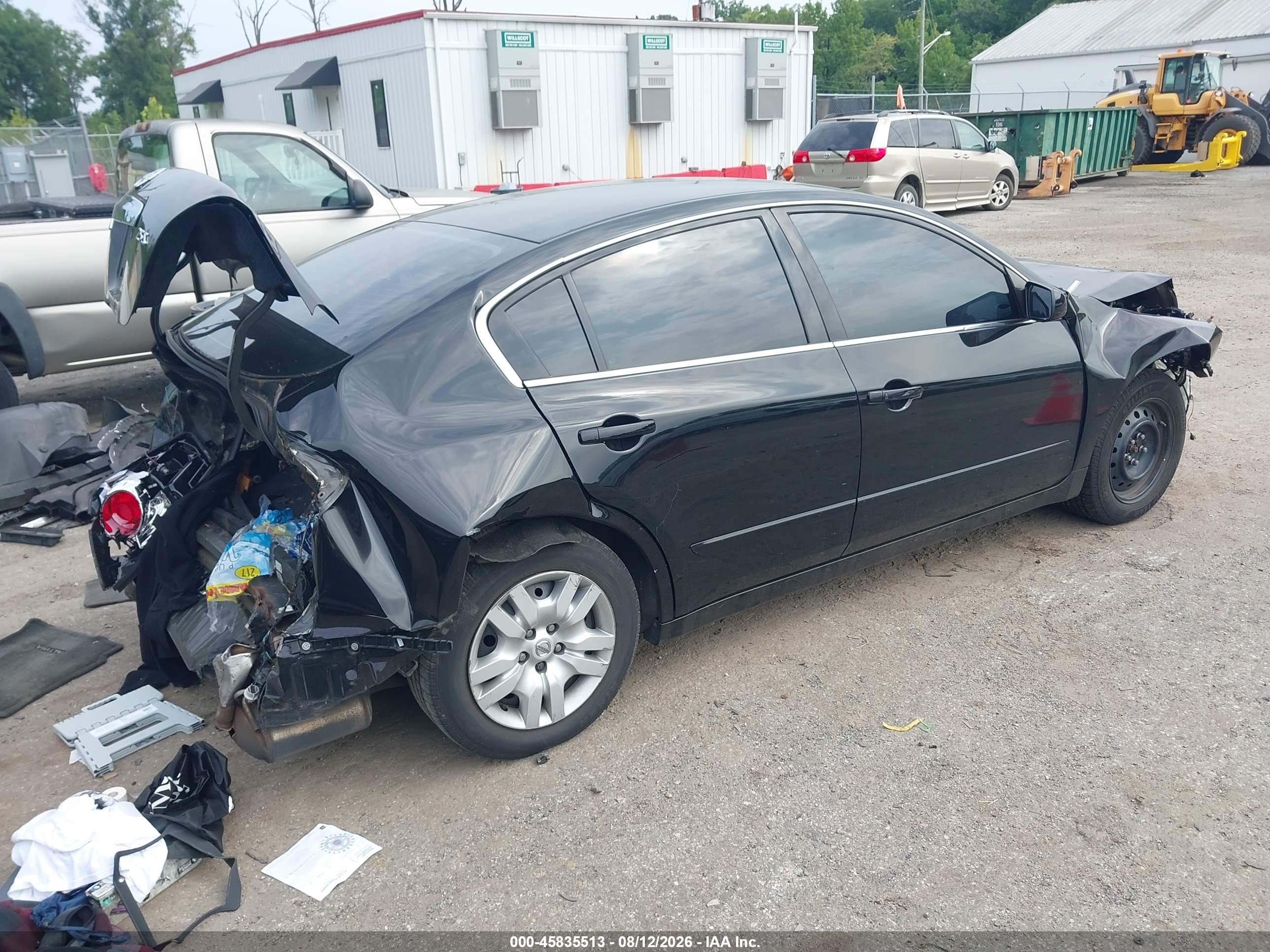 2012 Nissan Altima 2.5 S Black vin: 1N4AL2AP3CC179632