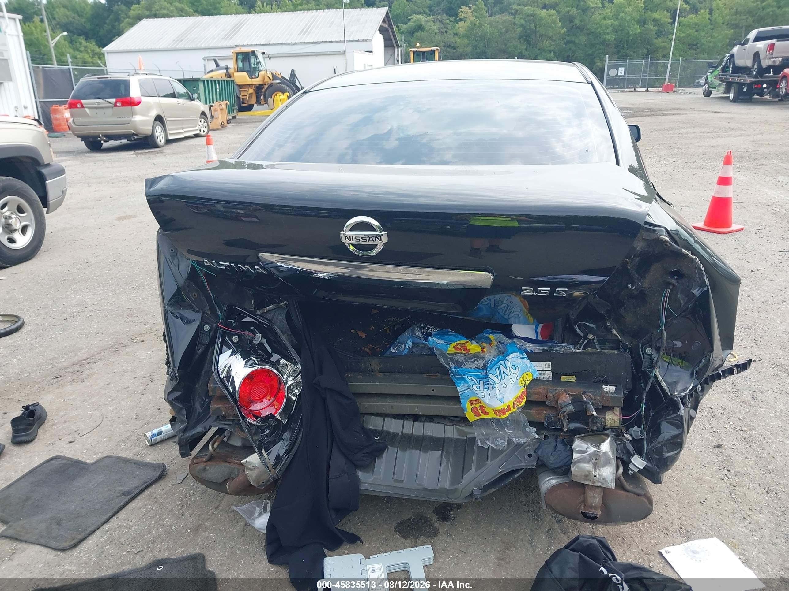 2012 Nissan Altima 2.5 S Black vin: 1N4AL2AP3CC179632