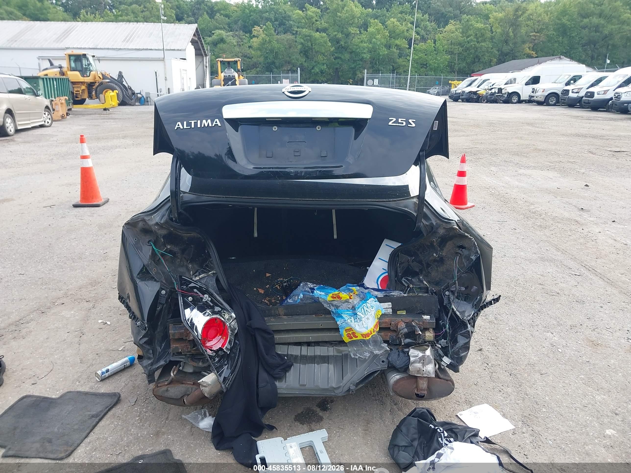 2012 Nissan Altima 2.5 S Black vin: 1N4AL2AP3CC179632