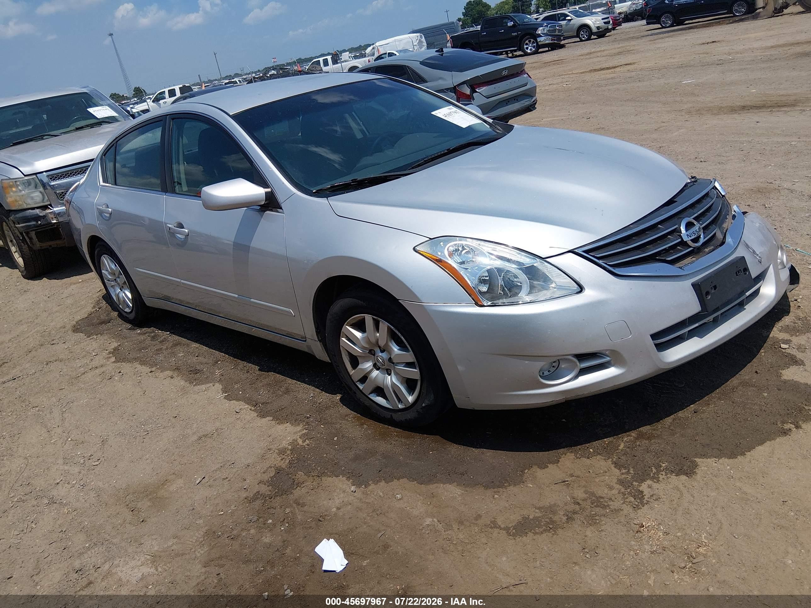 2012 Nissan Altima 2.5 S Silver vin: 1N4AL2AP3CC233172