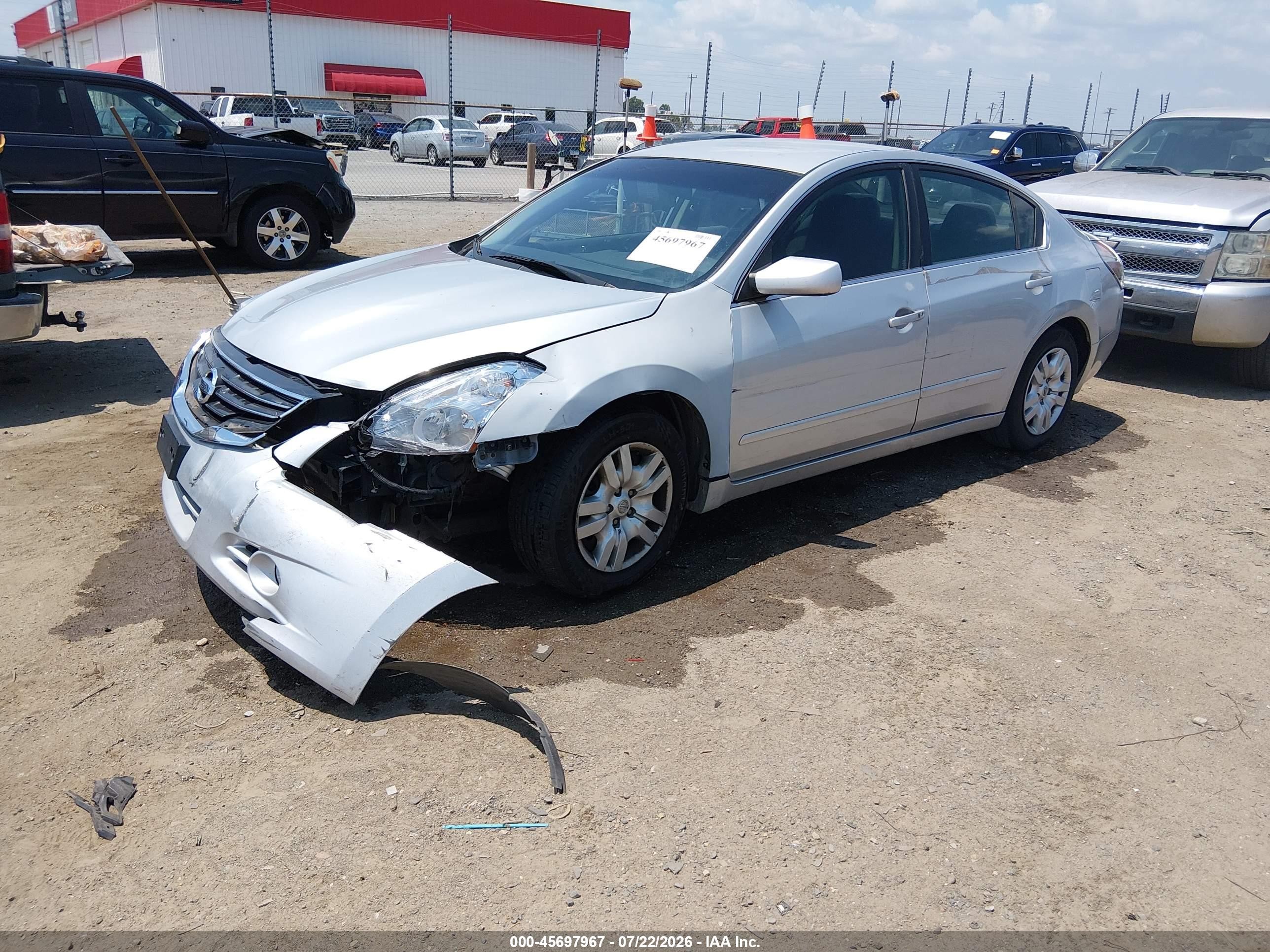 2012 Nissan Altima 2.5 S Silver vin: 1N4AL2AP3CC233172