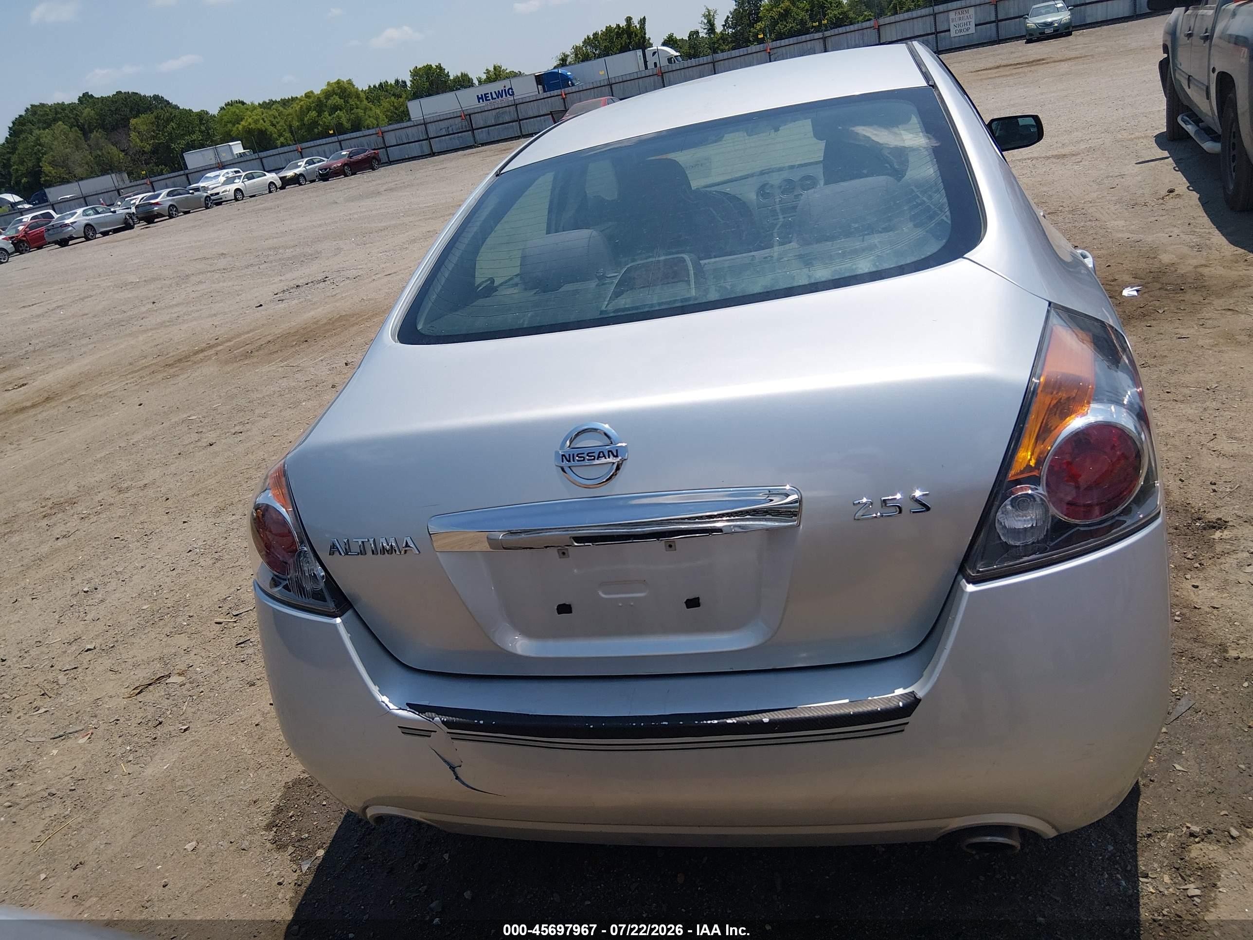 2012 Nissan Altima 2.5 S Silver vin: 1N4AL2AP3CC233172