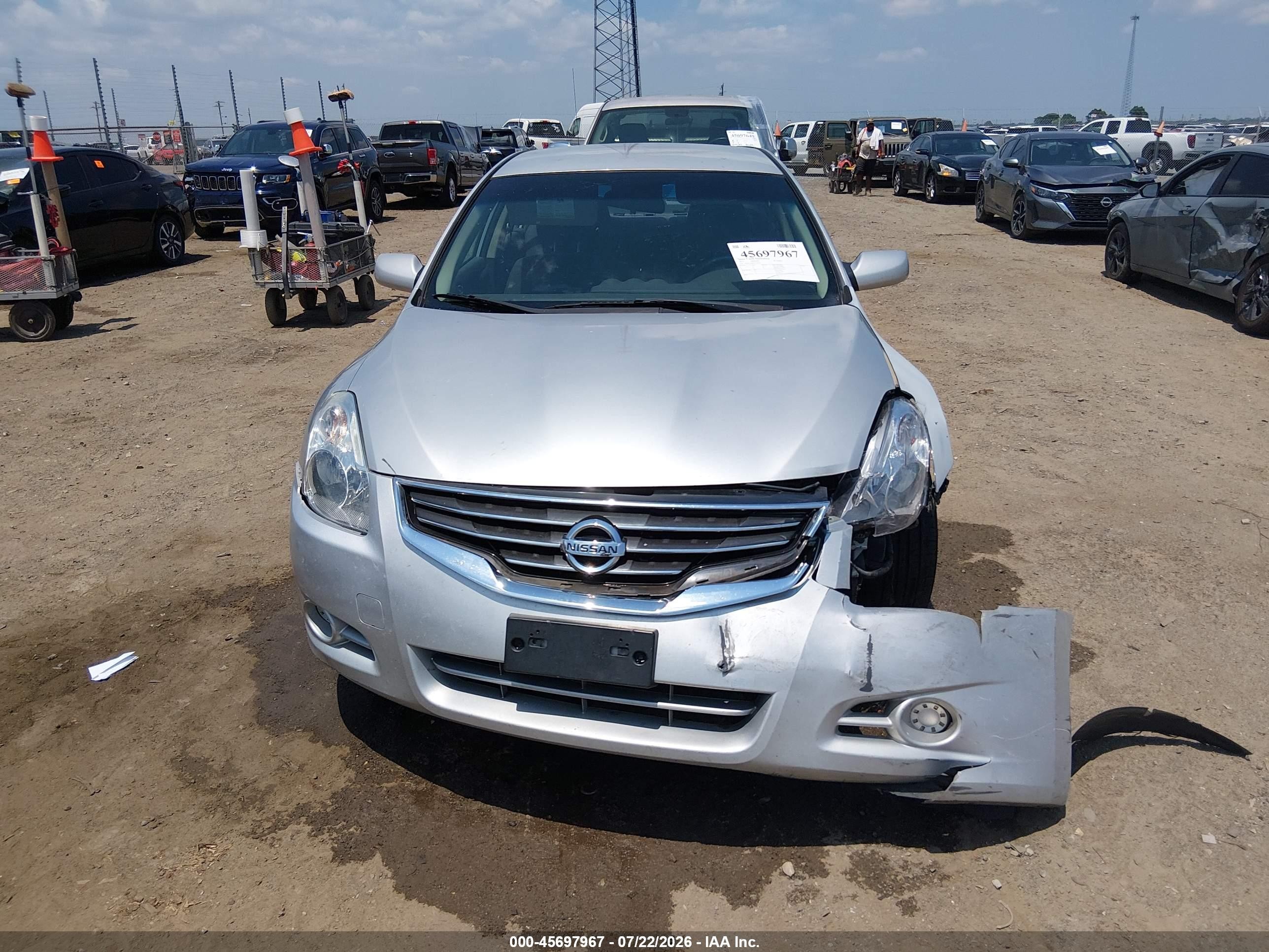 2012 Nissan Altima 2.5 S Silver vin: 1N4AL2AP3CC233172