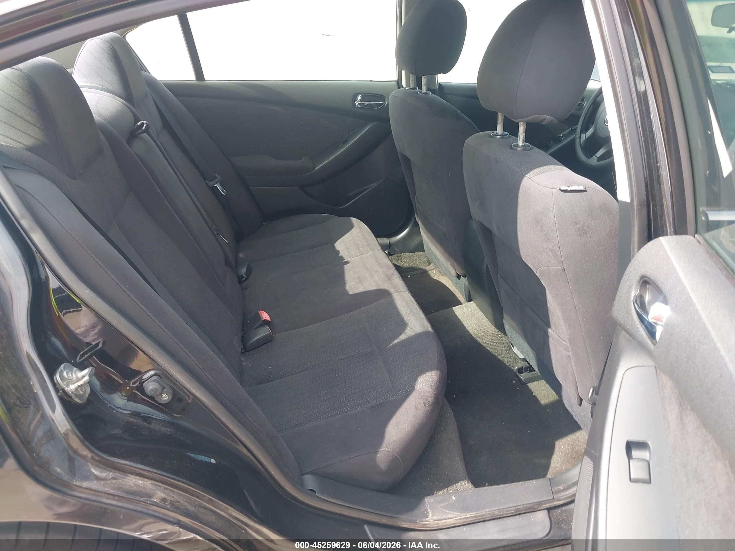 2012 Nissan Altima 2.5 S Black vin: 1N4AL2AP3CC234144