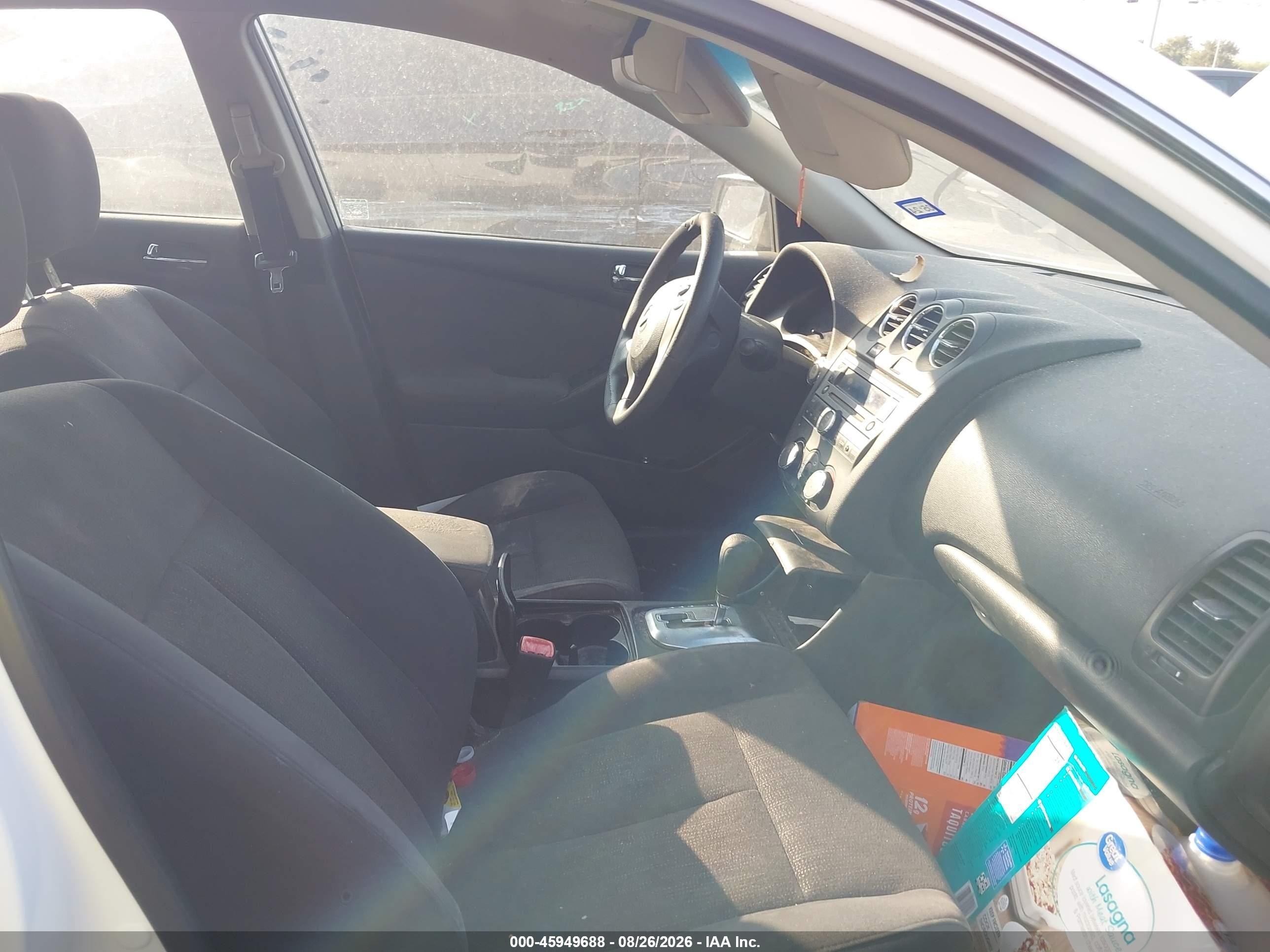 2012 Nissan Altima 2.5 S White vin: 1N4AL2AP3CC234760