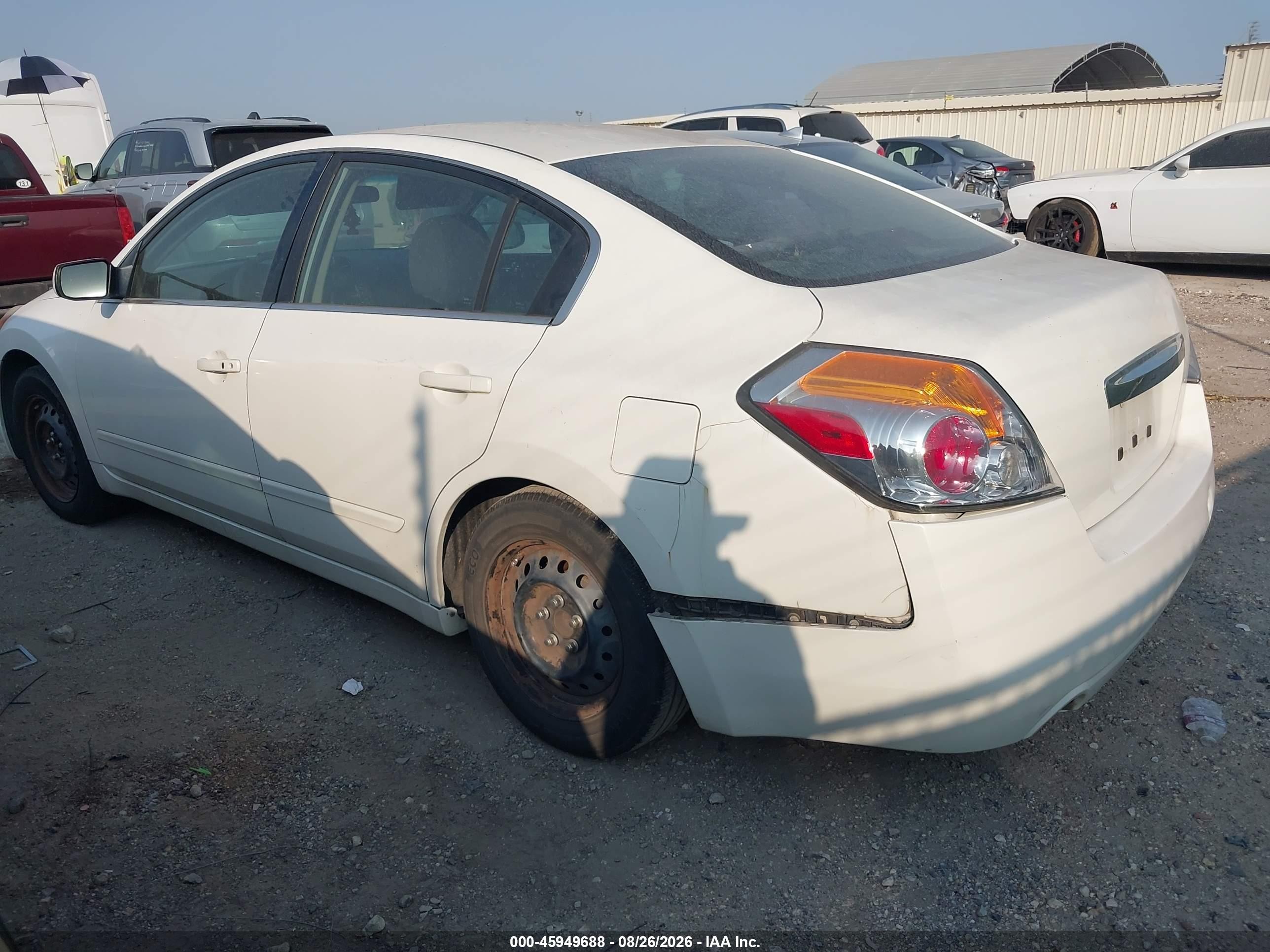 2012 Nissan Altima 2.5 S White vin: 1N4AL2AP3CC234760