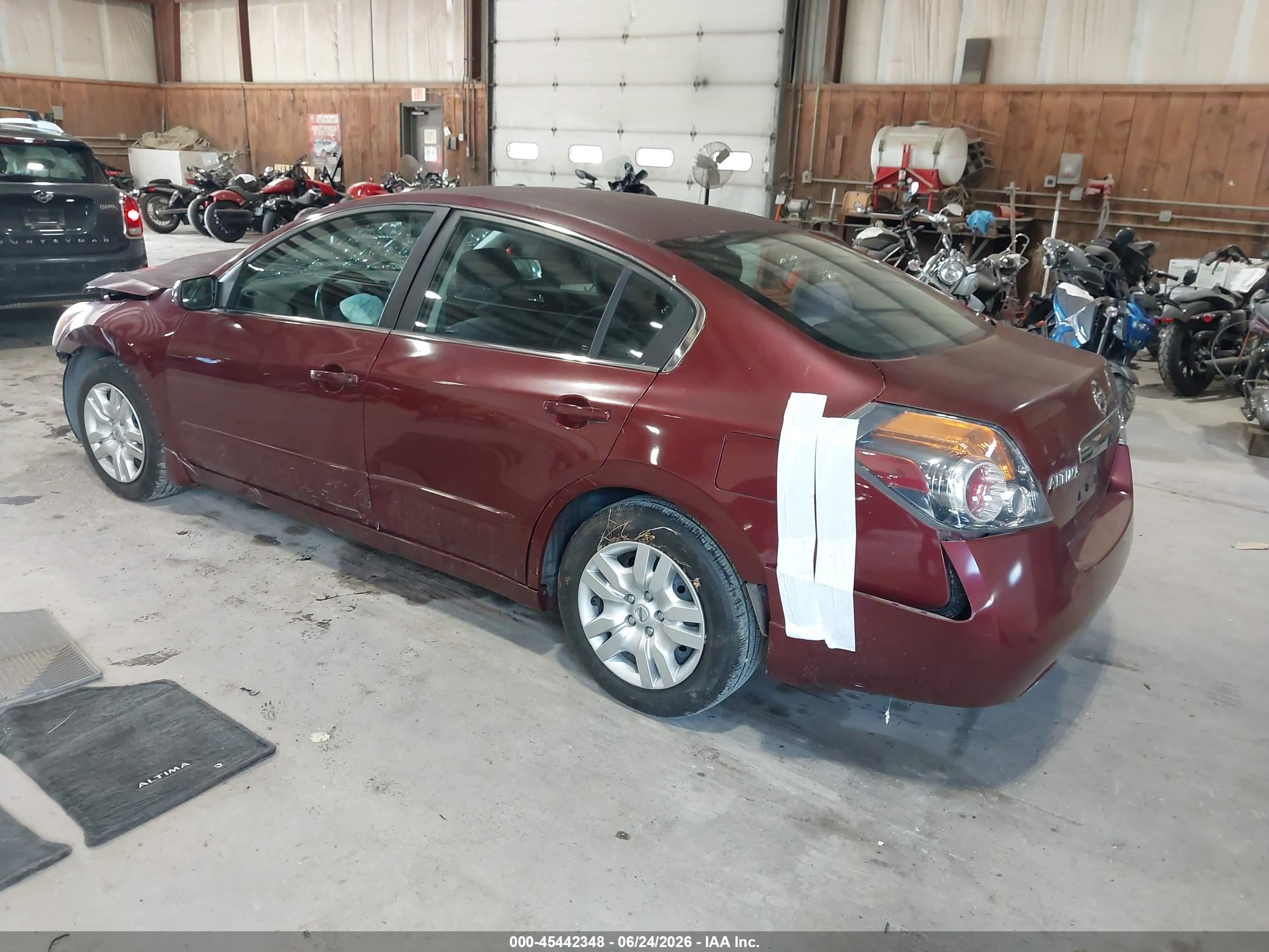 2012 Nissan Altima 2.5 S Maroon vin: 1N4AL2AP3CC244401