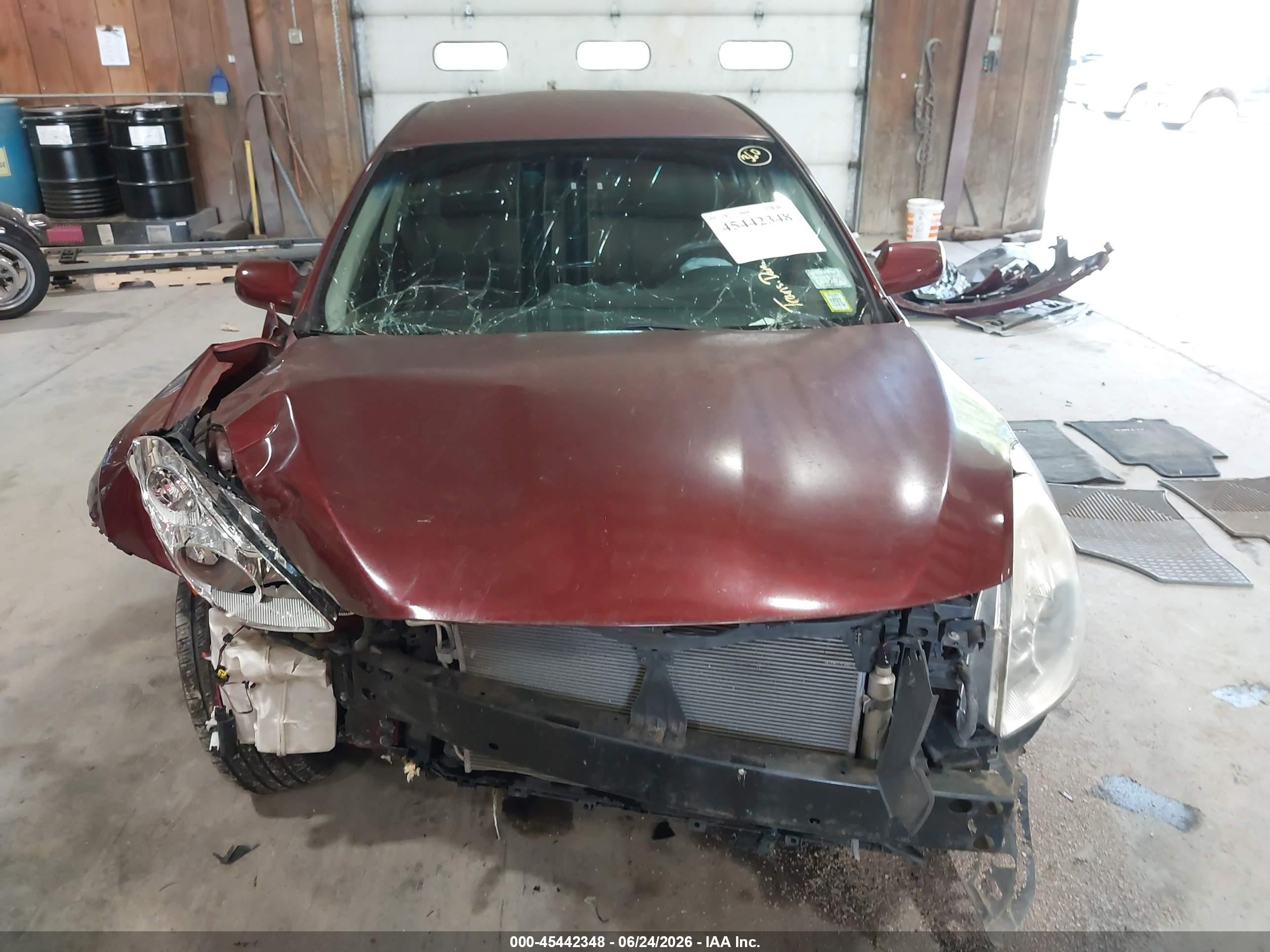2012 Nissan Altima 2.5 S Maroon vin: 1N4AL2AP3CC244401