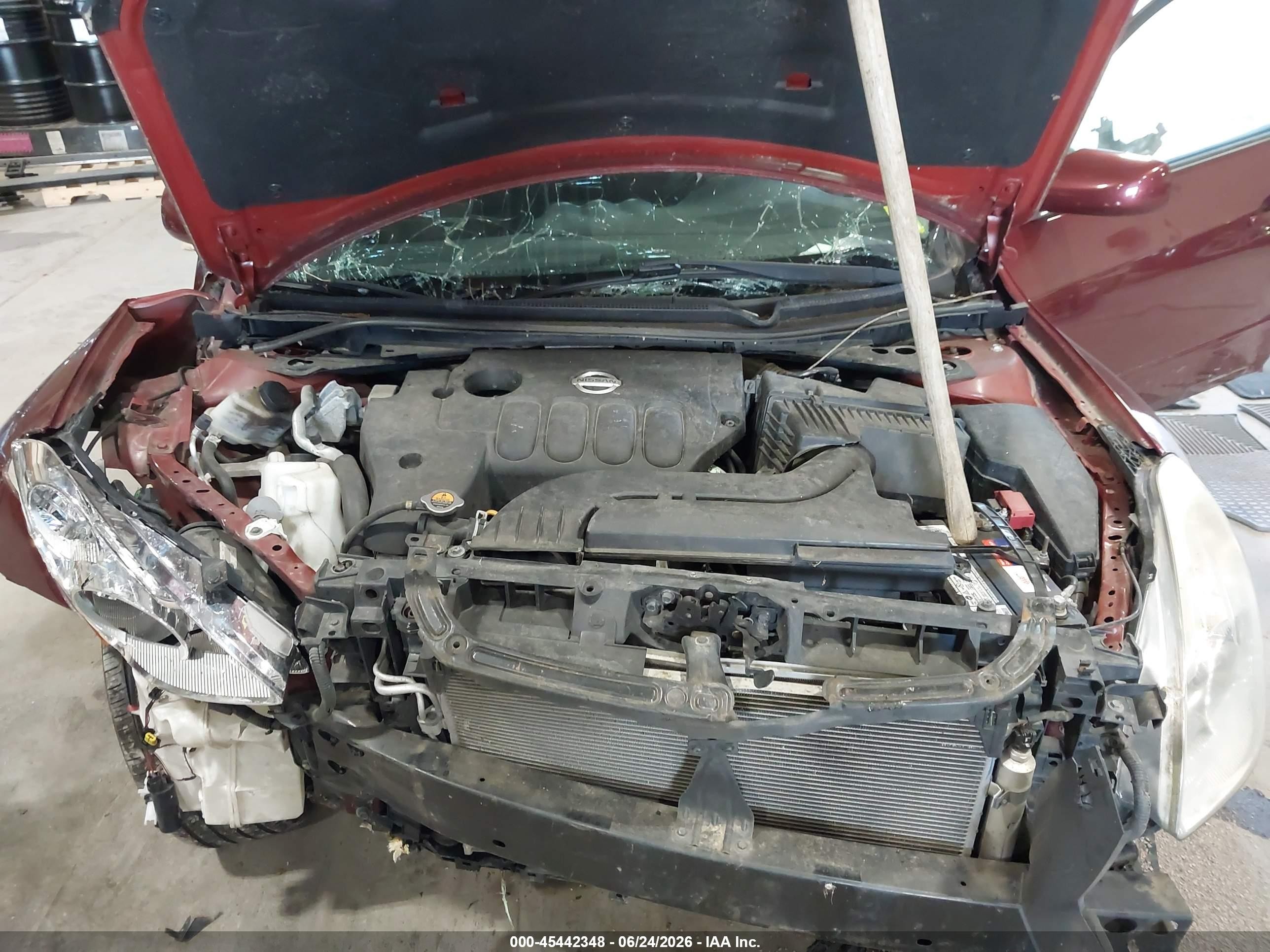 2012 Nissan Altima 2.5 S Maroon vin: 1N4AL2AP3CC244401
