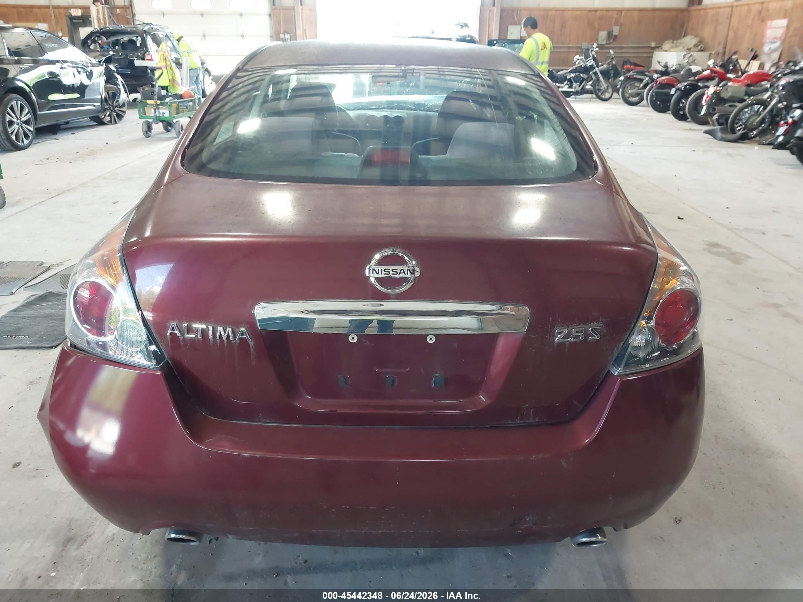 2012 Nissan Altima 2.5 S Maroon vin: 1N4AL2AP3CC244401