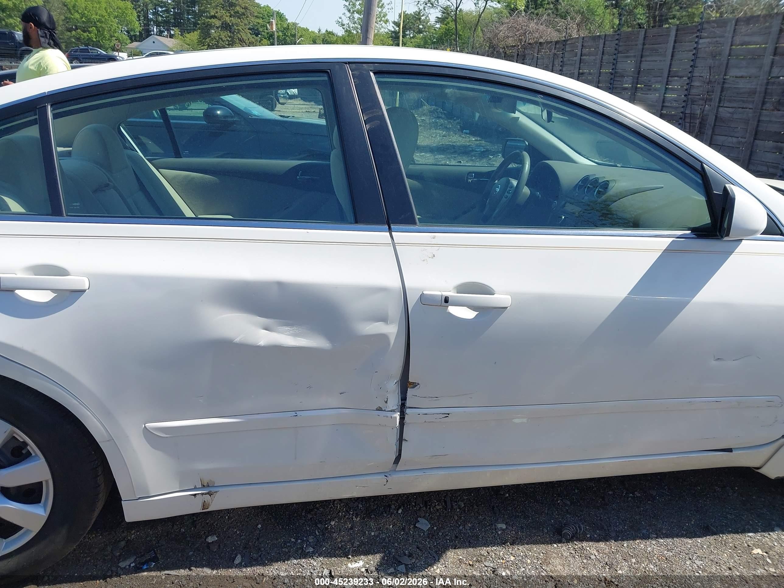 2012 Nissan Altima 2.5 S White vin: 1N4AL2AP3CN410842