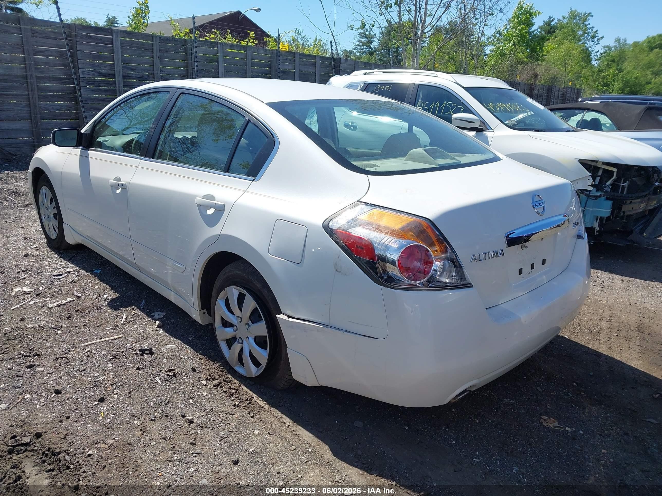 2012 Nissan Altima 2.5 S White vin: 1N4AL2AP3CN410842