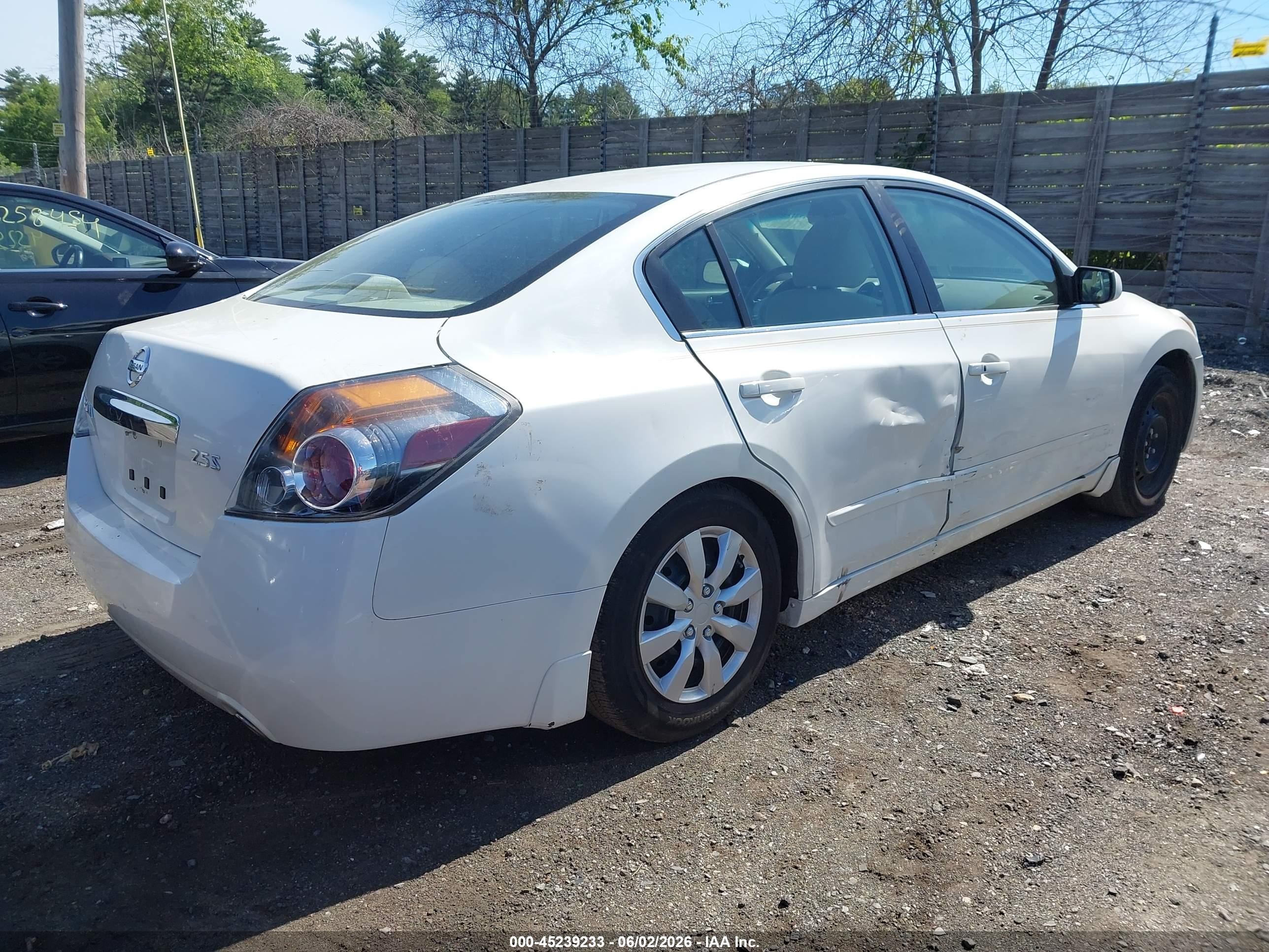 2012 Nissan Altima 2.5 S White vin: 1N4AL2AP3CN410842