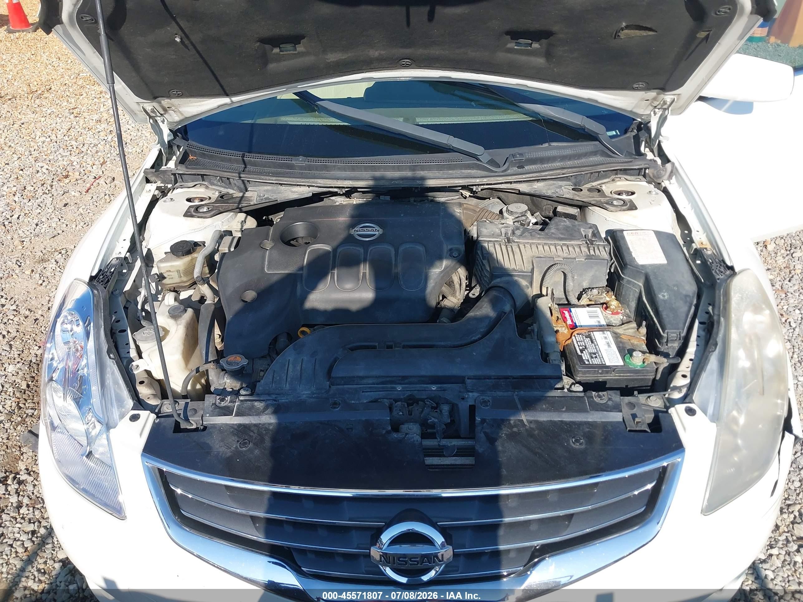 2012 Nissan Altima 2.5 S Белый vin: 1N4AL2AP3CN413286