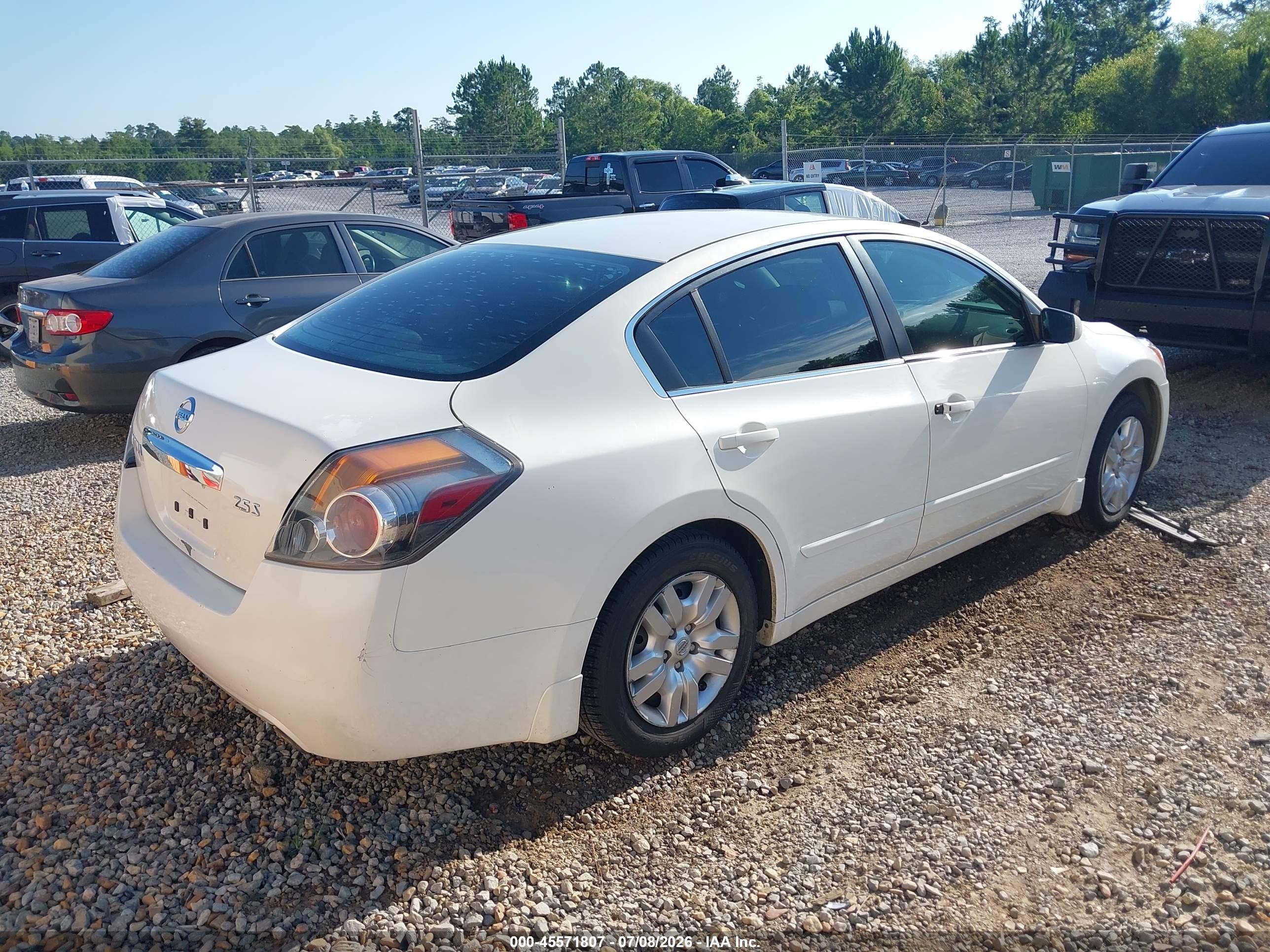 2012 Nissan Altima 2.5 S Белый vin: 1N4AL2AP3CN413286