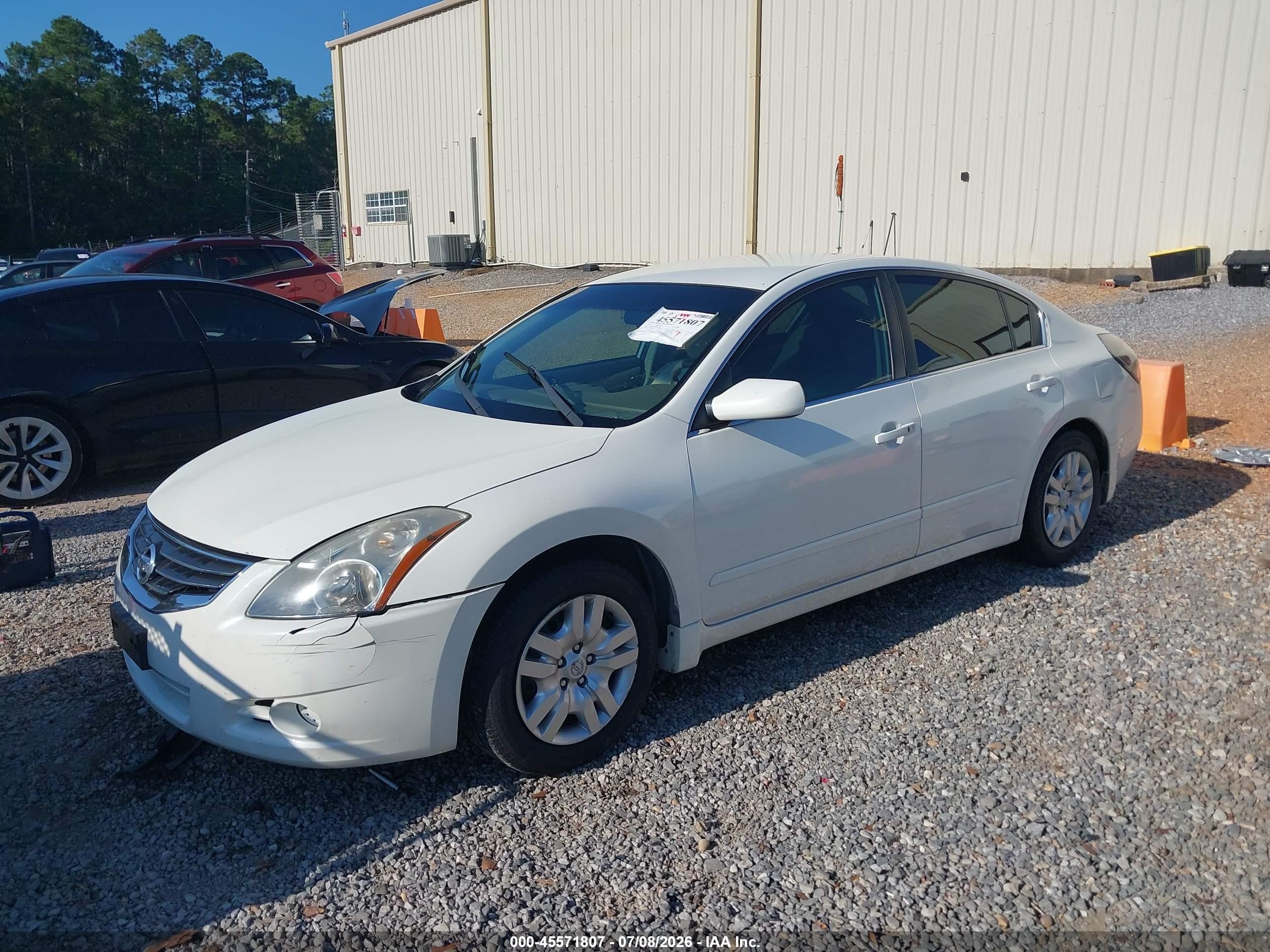 2012 Nissan Altima 2.5 S Белый vin: 1N4AL2AP3CN413286