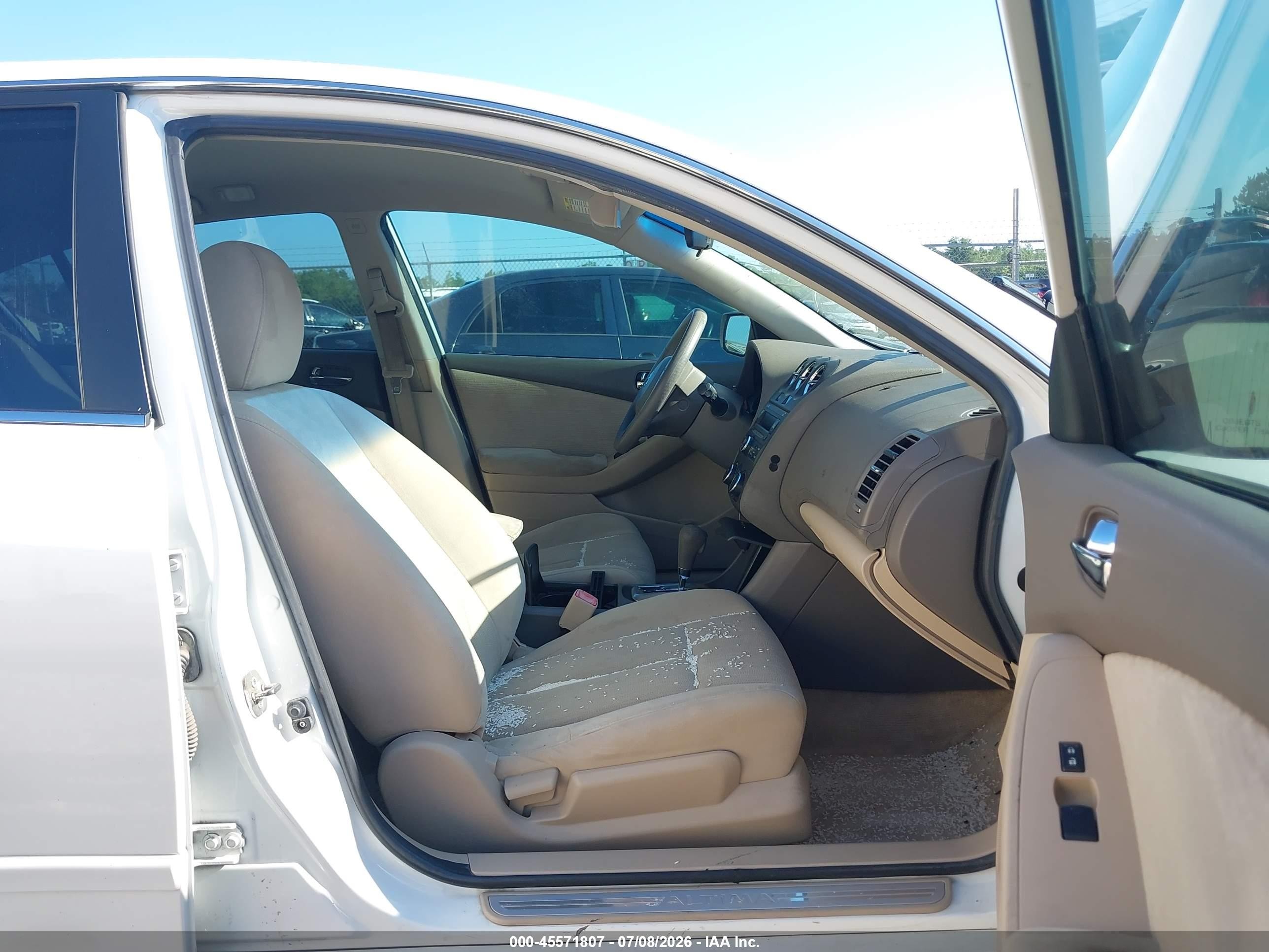 2012 Nissan Altima 2.5 S Белый vin: 1N4AL2AP3CN413286
