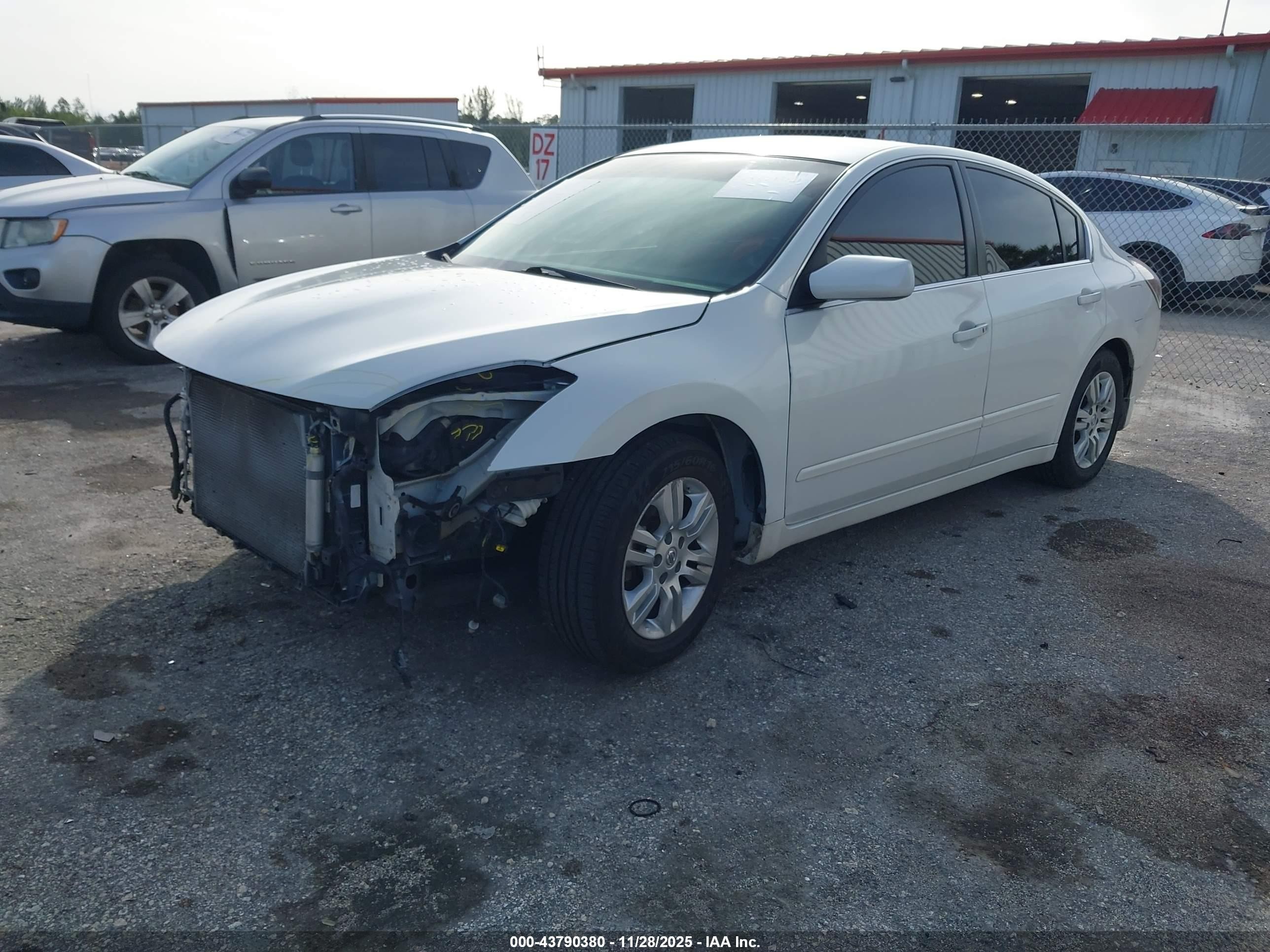 2012 Nissan Altima 2.5 S White vin: 1N4AL2AP3CN445753
