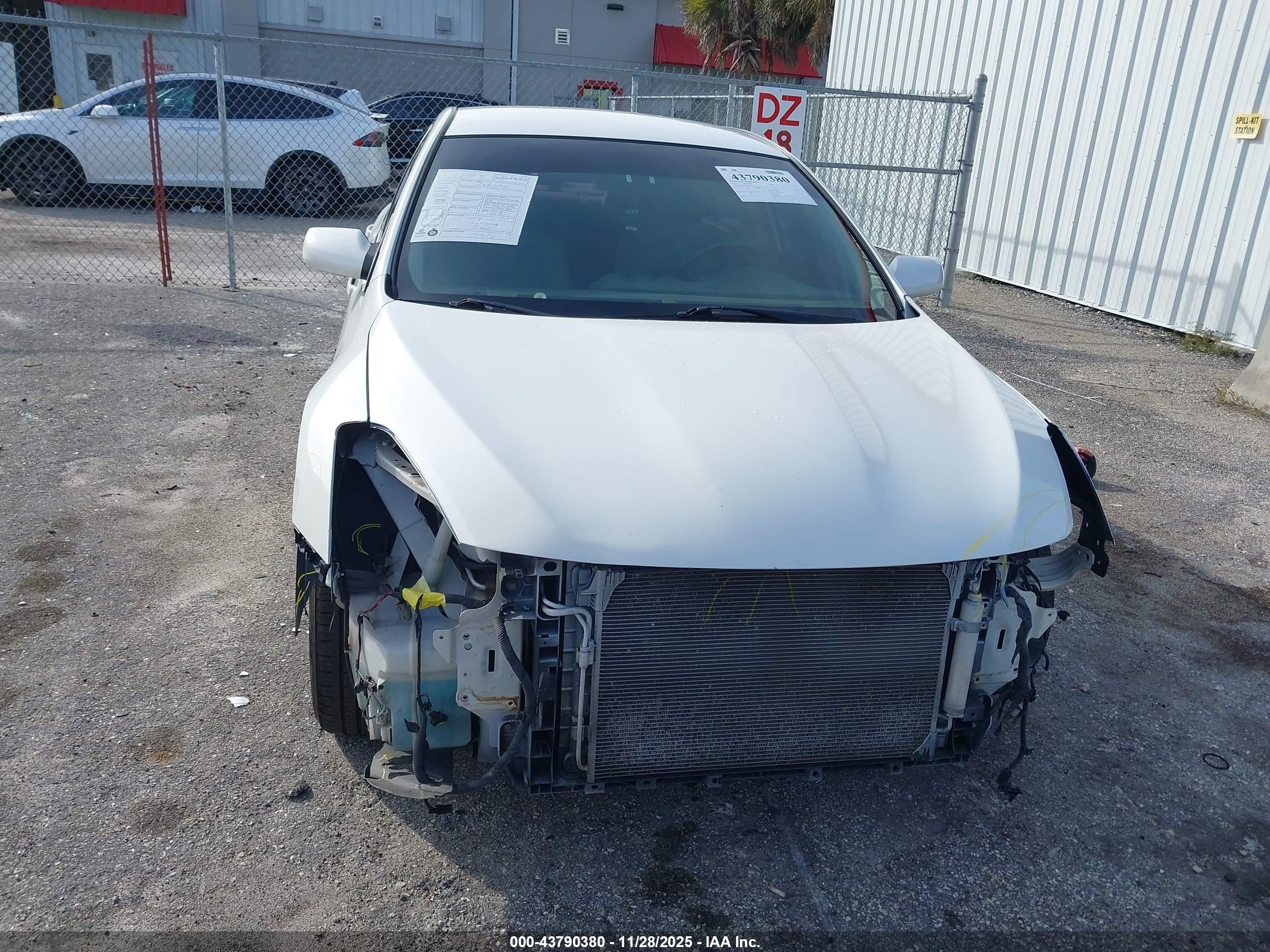 2012 Nissan Altima 2.5 S White vin: 1N4AL2AP3CN445753