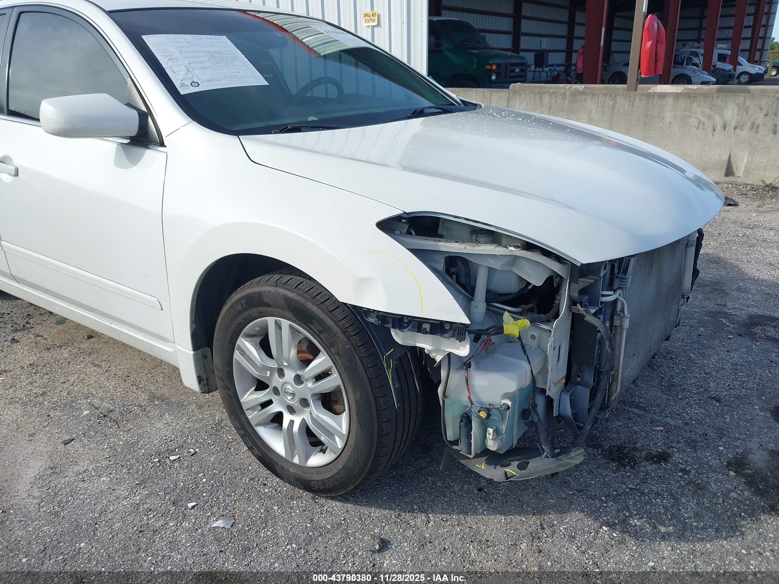 2012 Nissan Altima 2.5 S White vin: 1N4AL2AP3CN445753