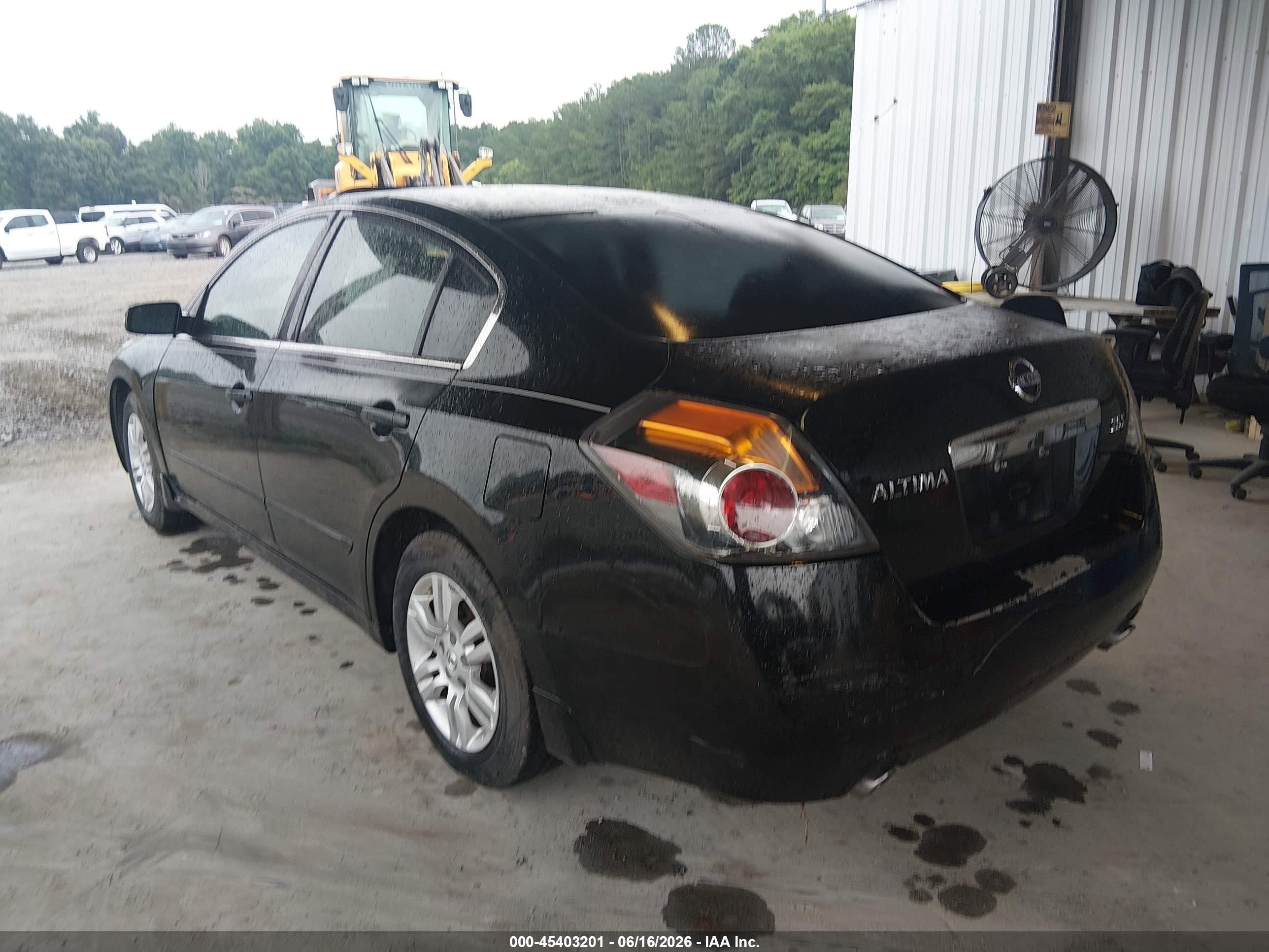2012 Nissan Altima 2.5 S Black vin: 1N4AL2AP3CN448927