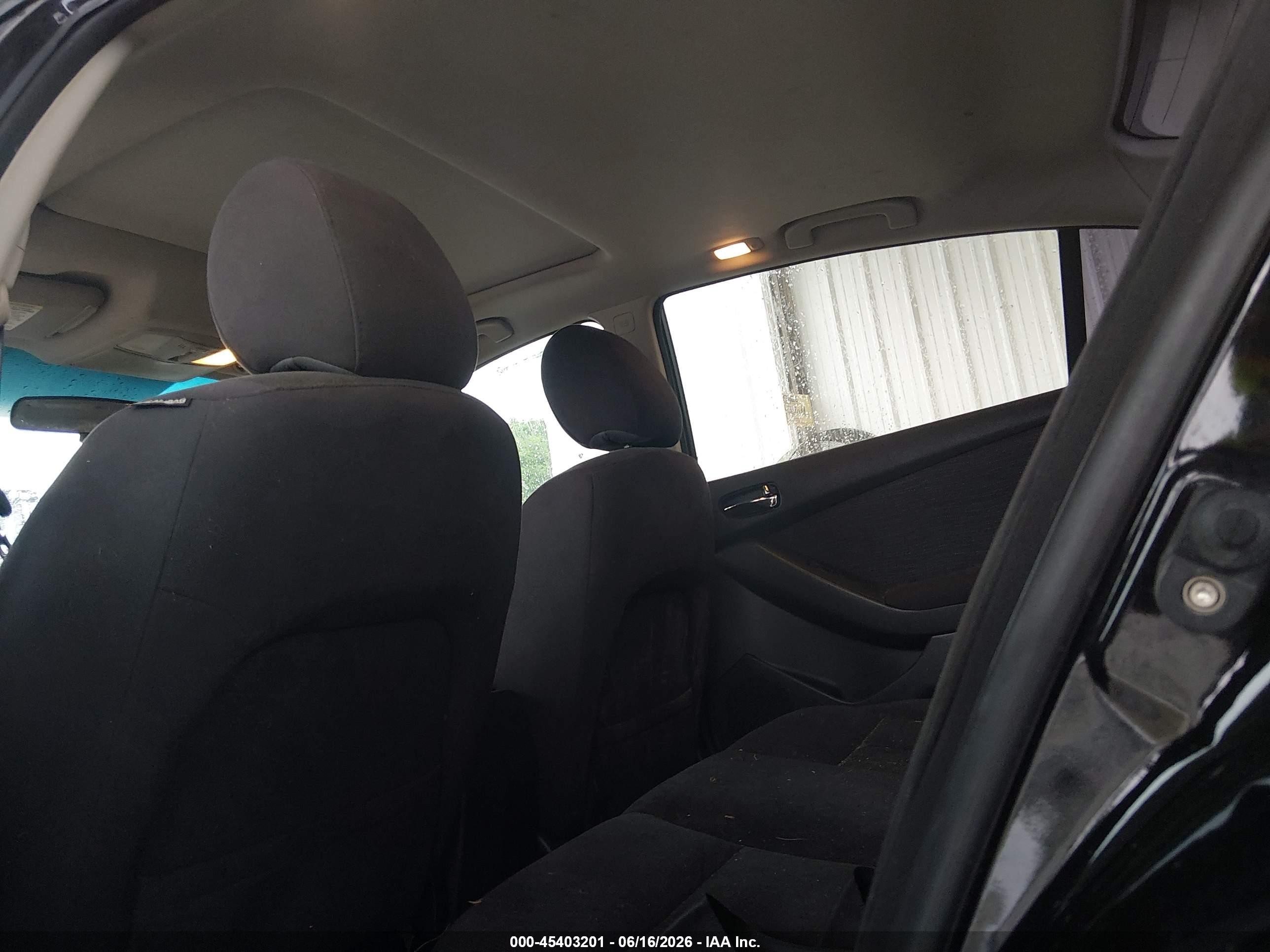 2012 Nissan Altima 2.5 S Black vin: 1N4AL2AP3CN448927