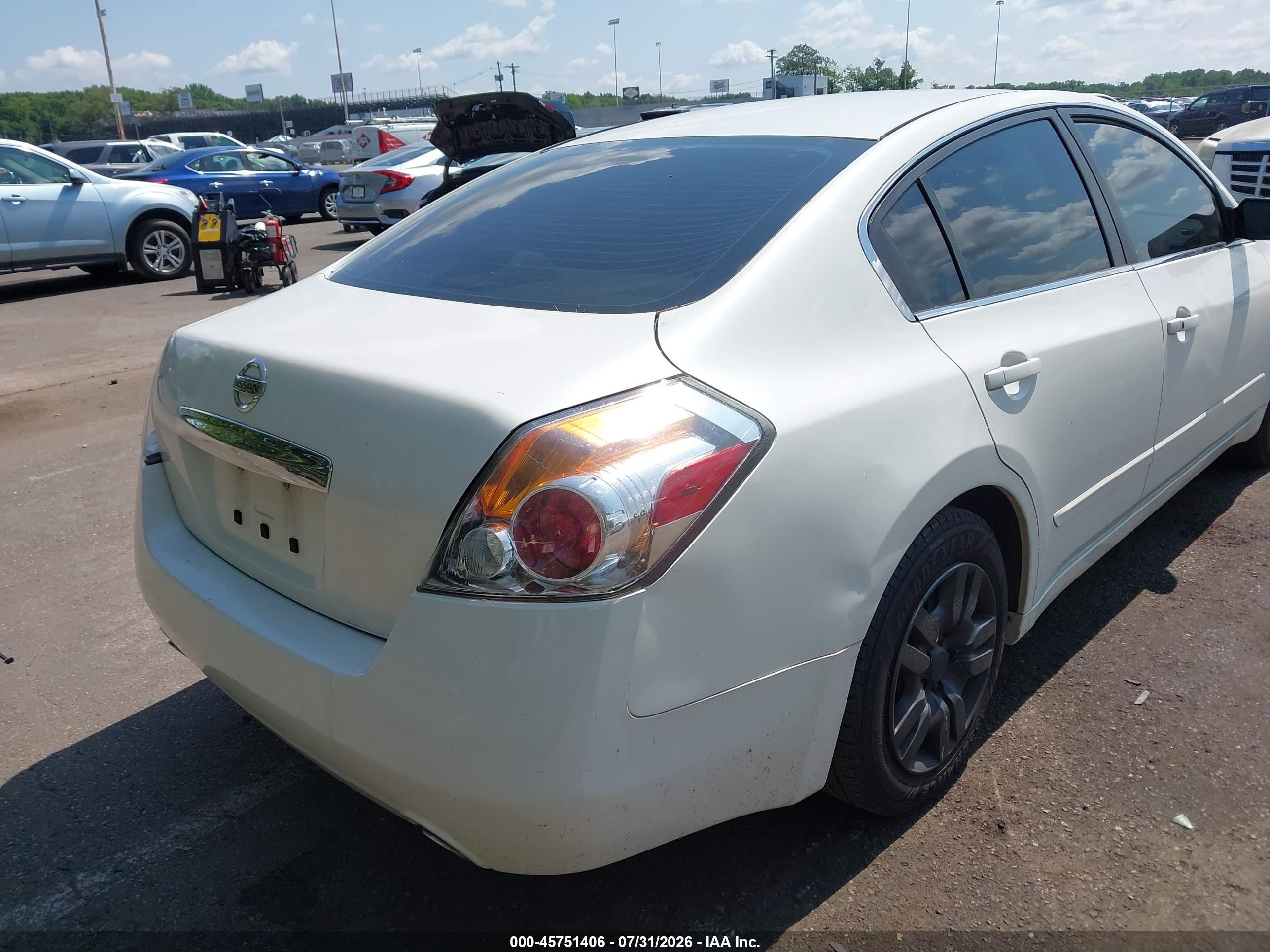 2012 Nissan Altima 2.5 S White vin: 1N4AL2AP3CN454257