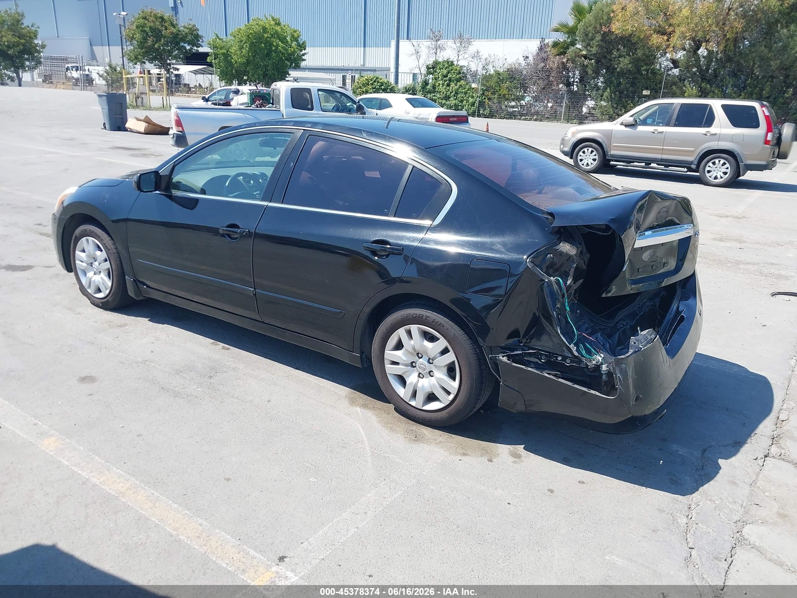 2012 Nissan Altima 2.5 S Black vin: 1N4AL2AP3CN458678