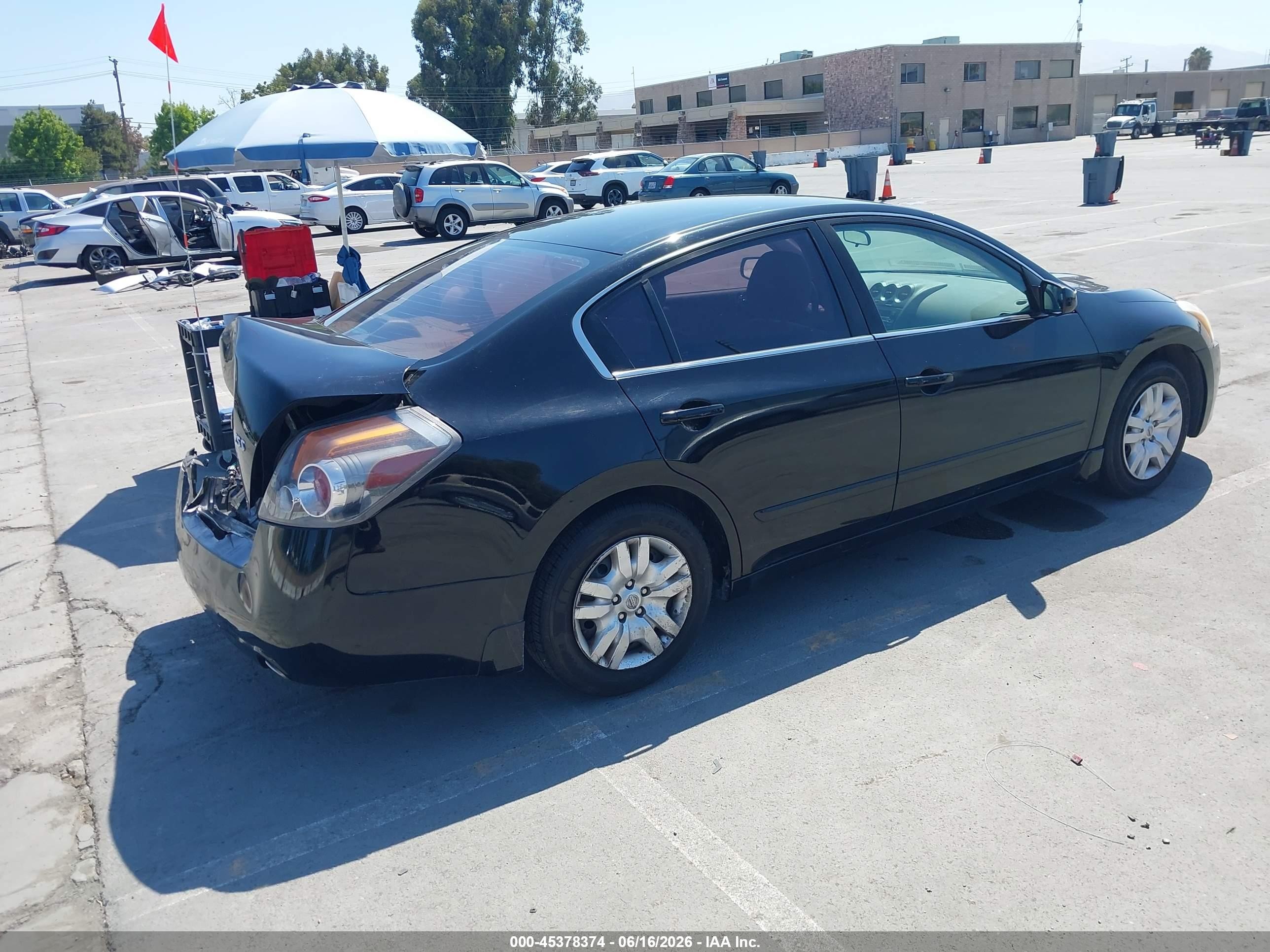 2012 Nissan Altima 2.5 S Black vin: 1N4AL2AP3CN458678